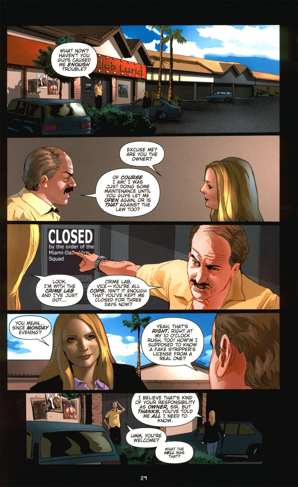 Read online CSI: Miami - Thou Shalt Not... comic -  Issue # Full - 30