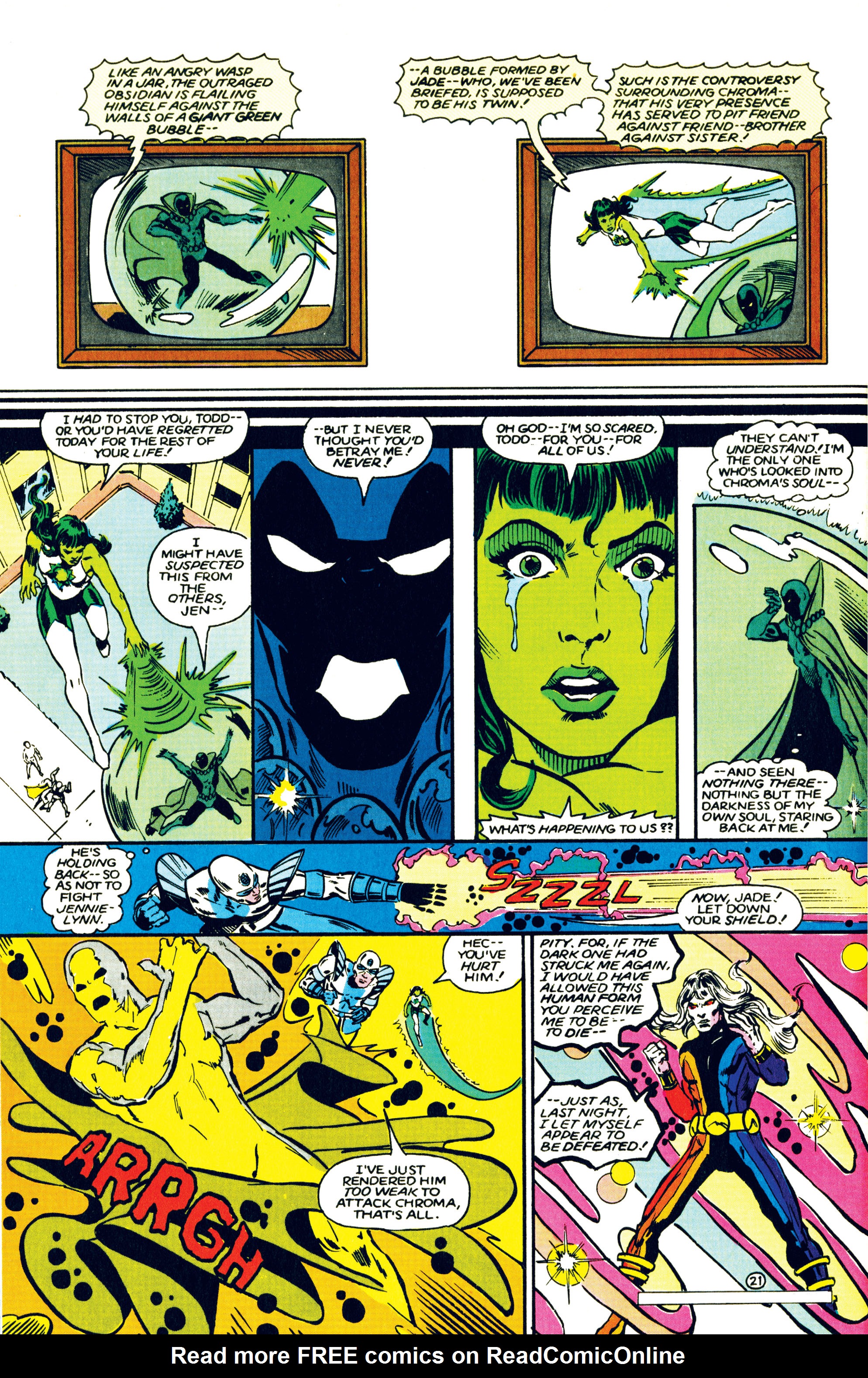 Read online Infinity Inc. (1984) comic -  Issue #15 - 22