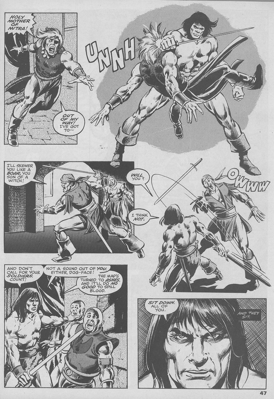 Read online The Savage Sword Of Conan comic -  Issue #47 - 47