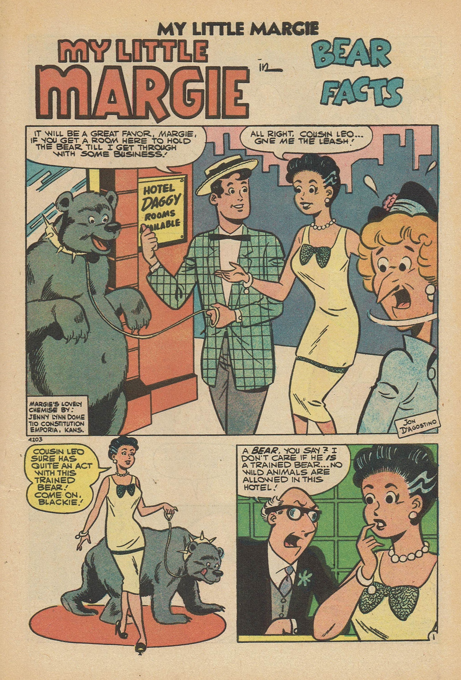 Read online My Little Margie (1954) comic -  Issue #24 - 3