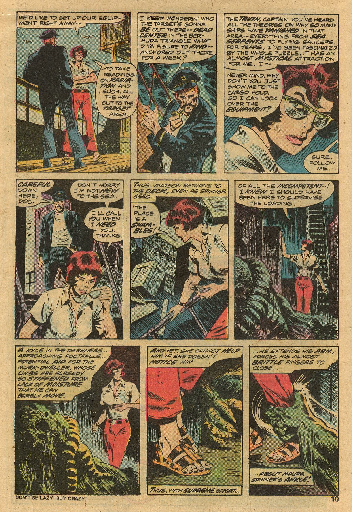 Read online Man-Thing (1974) comic -  Issue #13 - 12