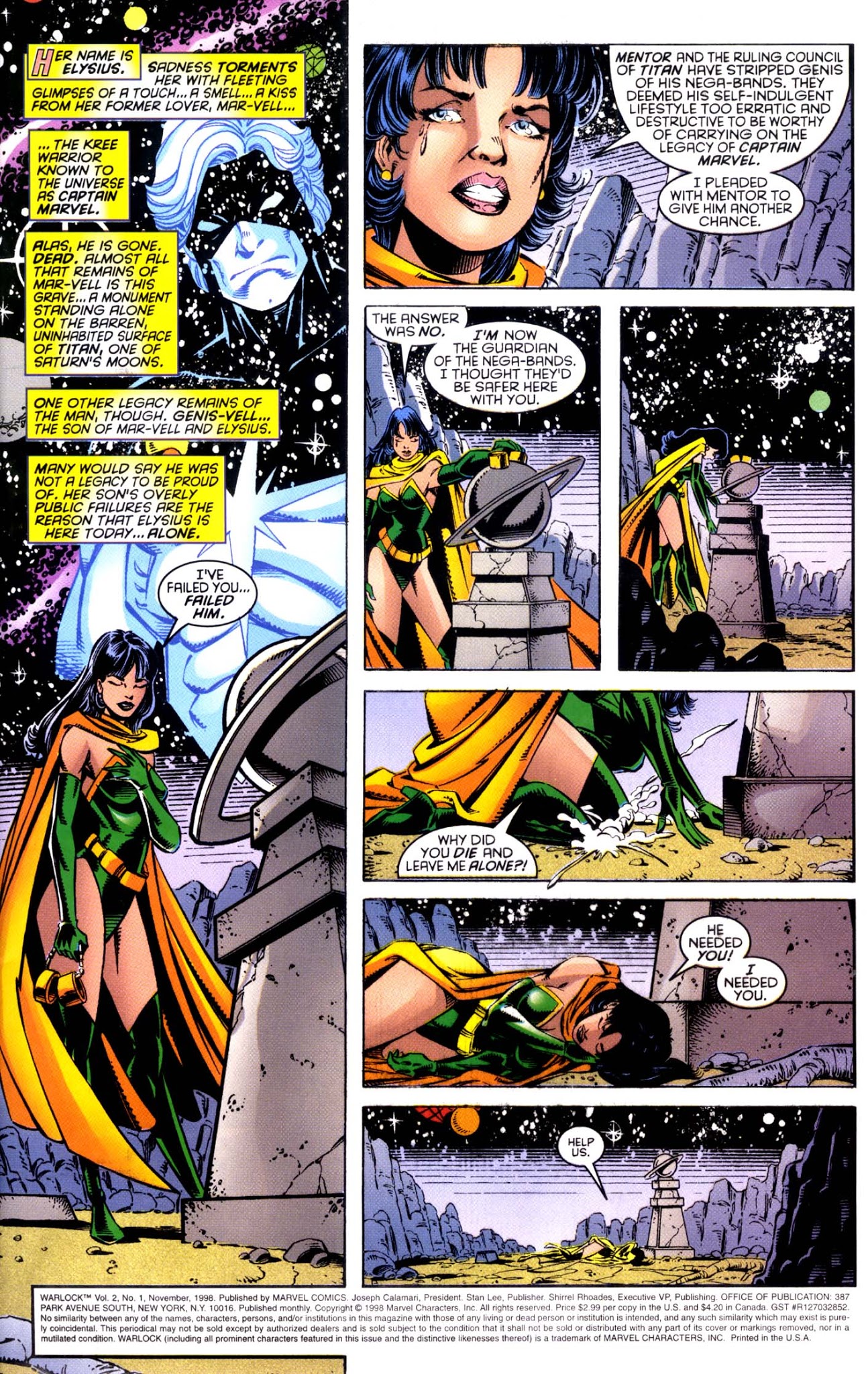 Read online Warlock (1998) comic -  Issue #1 - 2