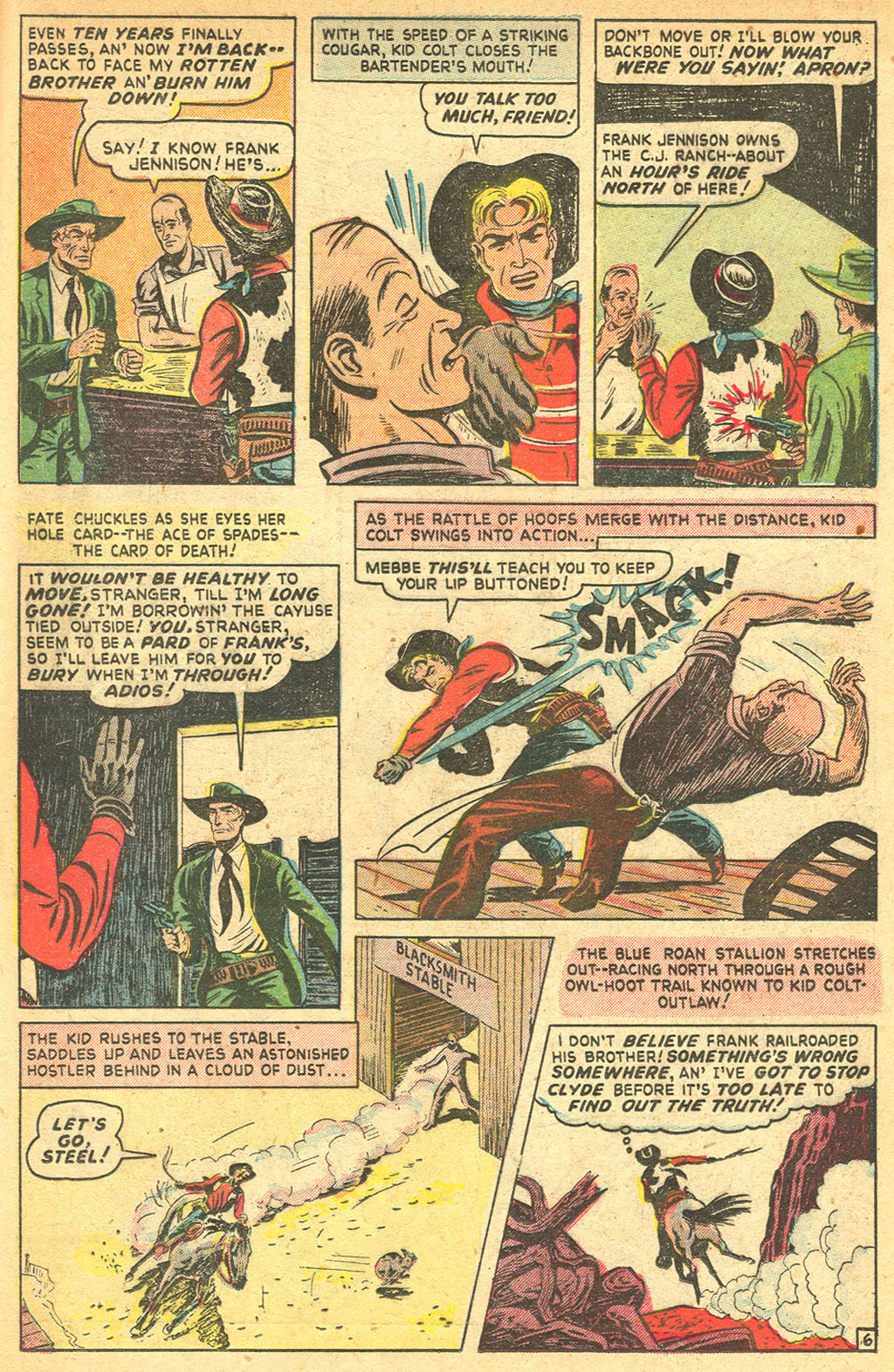 Read online Kid Colt Outlaw comic -  Issue #2 - 19