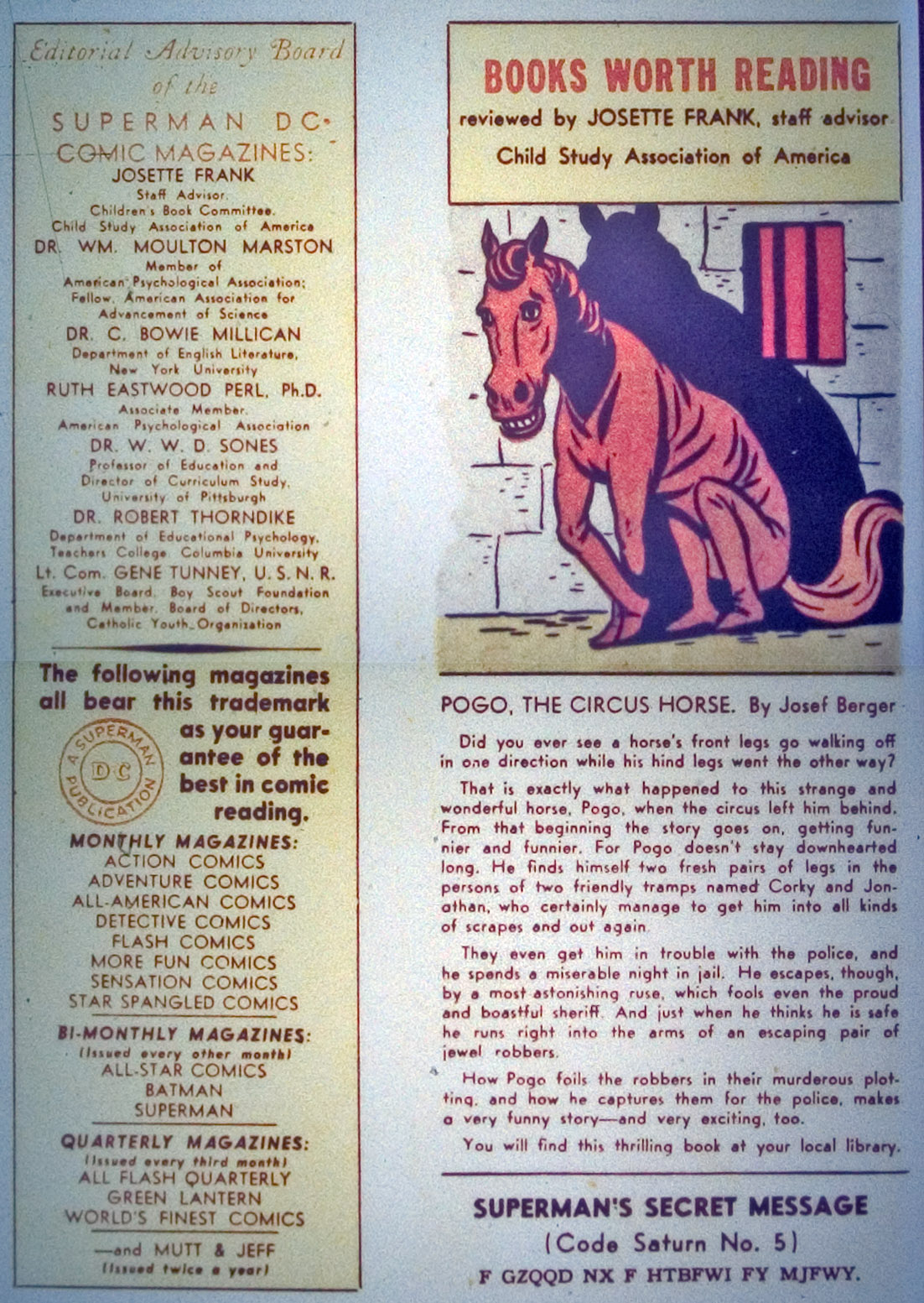 Read online Star Spangled Comics comic -  Issue #5 - 48