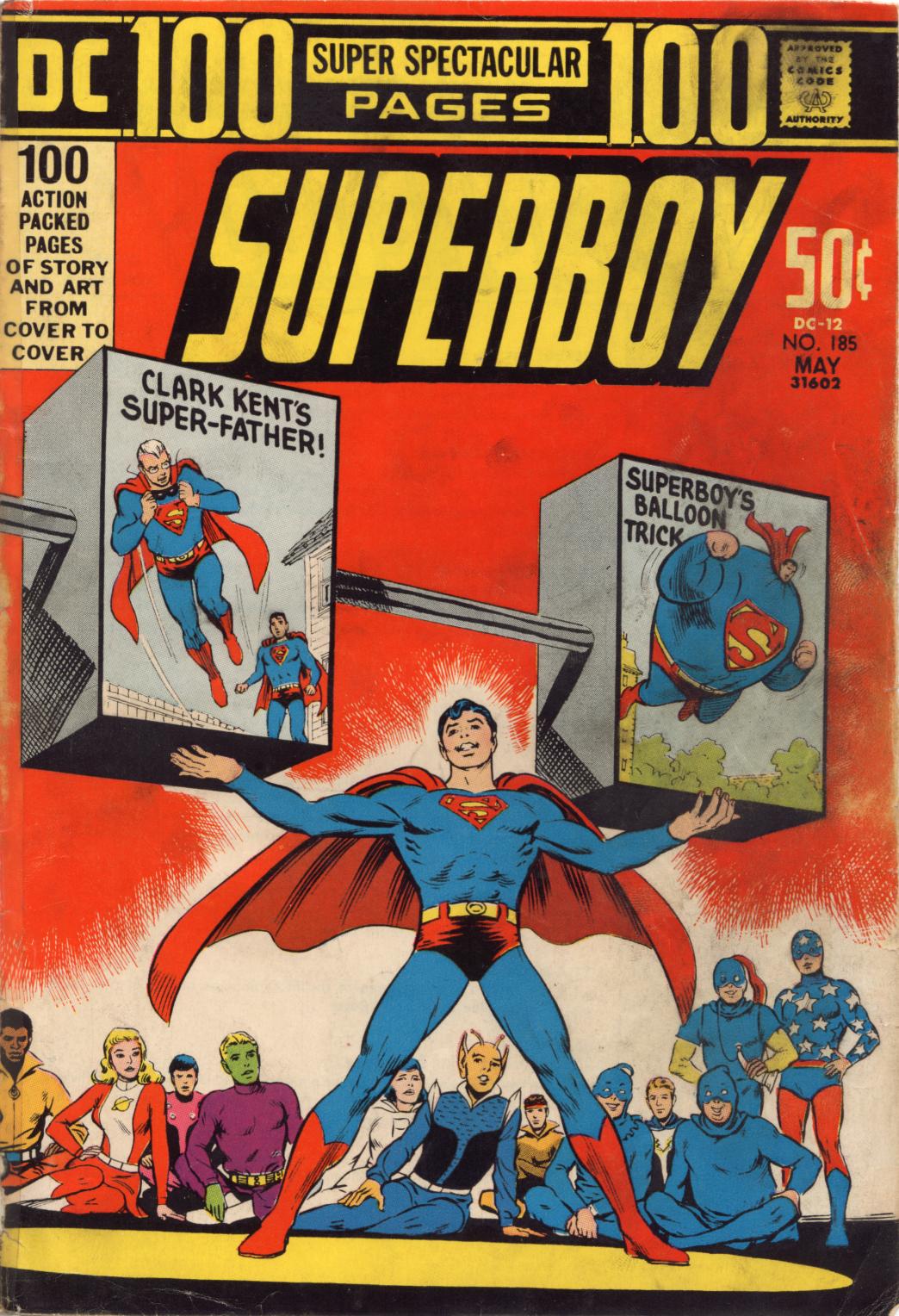 Read online Superboy (1949) comic -  Issue #185 - 1