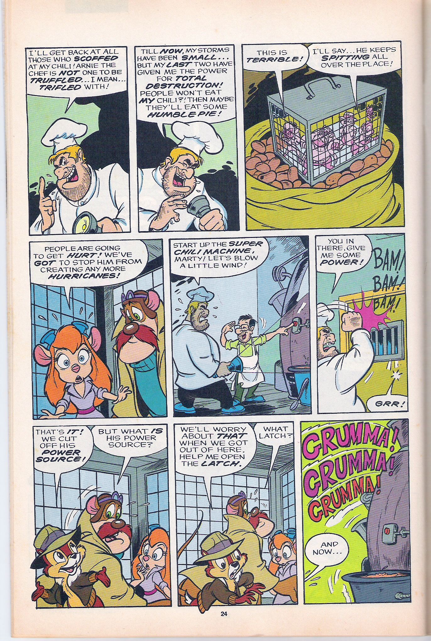 Read online Disney's Chip 'N Dale Rescue Rangers comic -  Issue #8 - 32