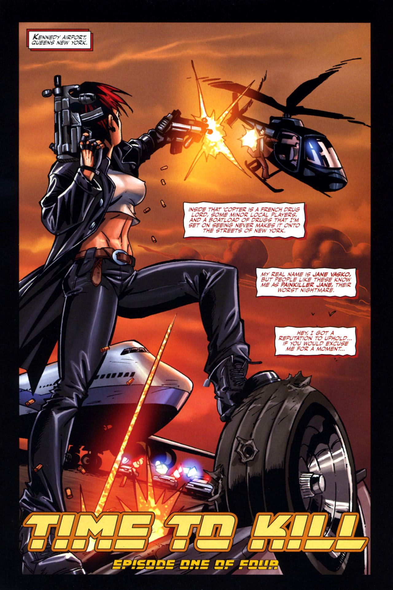Read online Painkiller Jane Vs. Terminator comic -  Issue #1 - 5