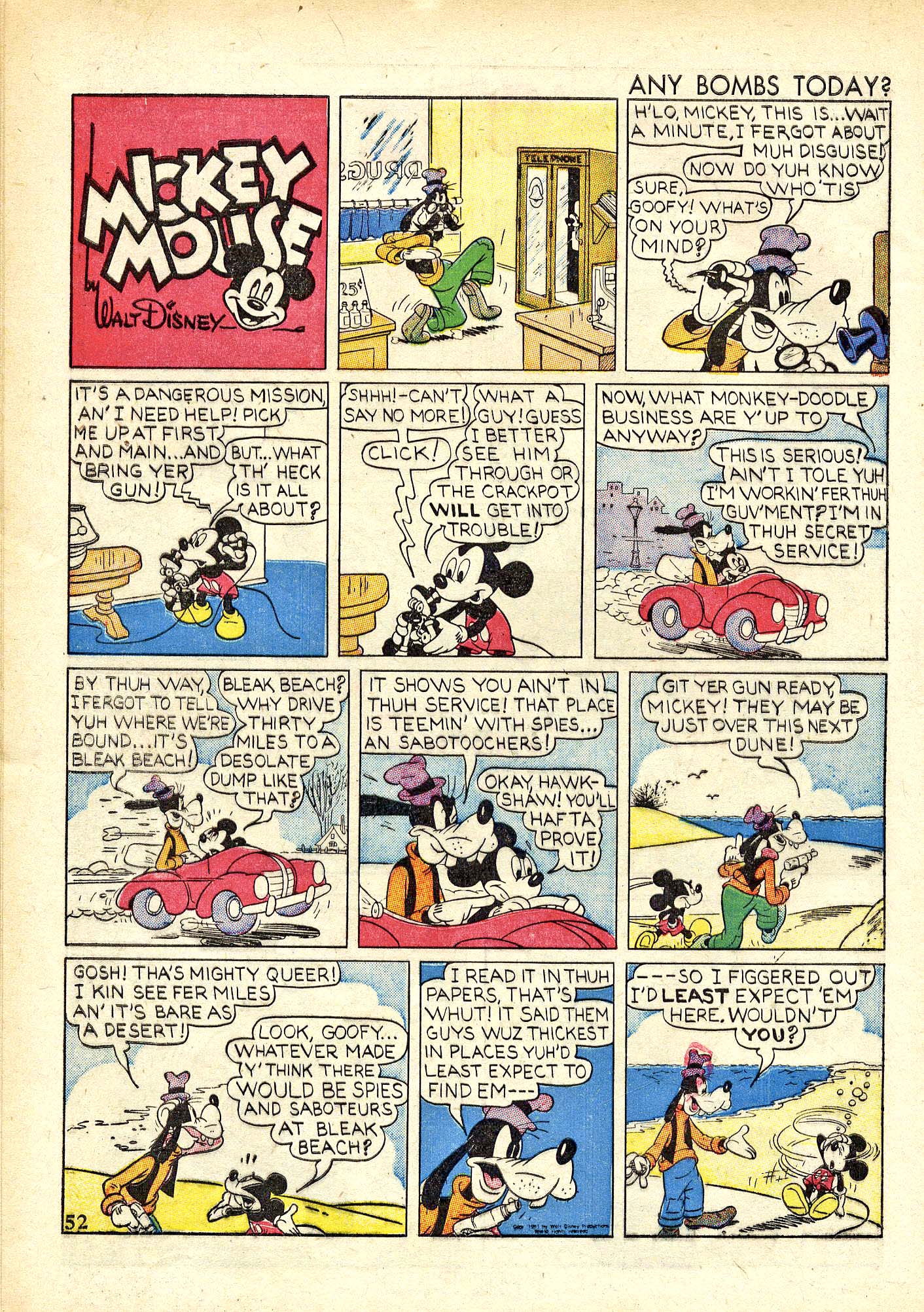 Read online Walt Disney's Comics and Stories comic -  Issue #24 - 54