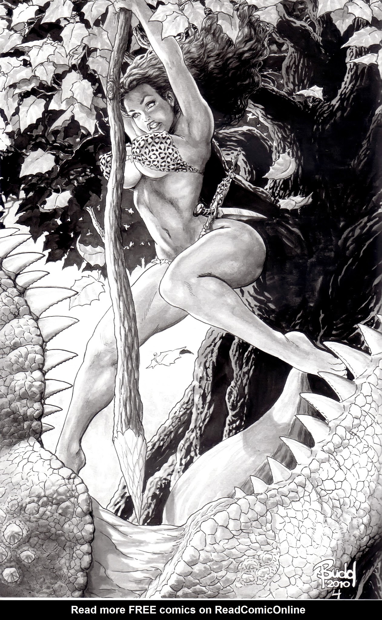 Read online Cavewoman: Prehistoric Pinups comic -  Issue #7 - 9