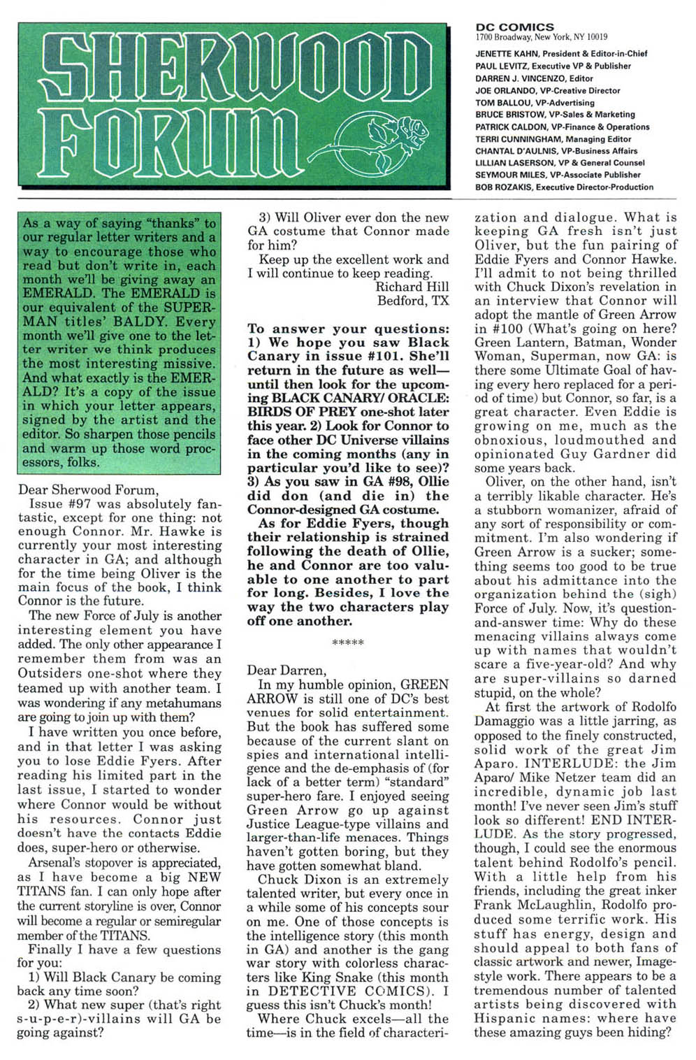 Read online Green Arrow (1988) comic -  Issue #102 - 24