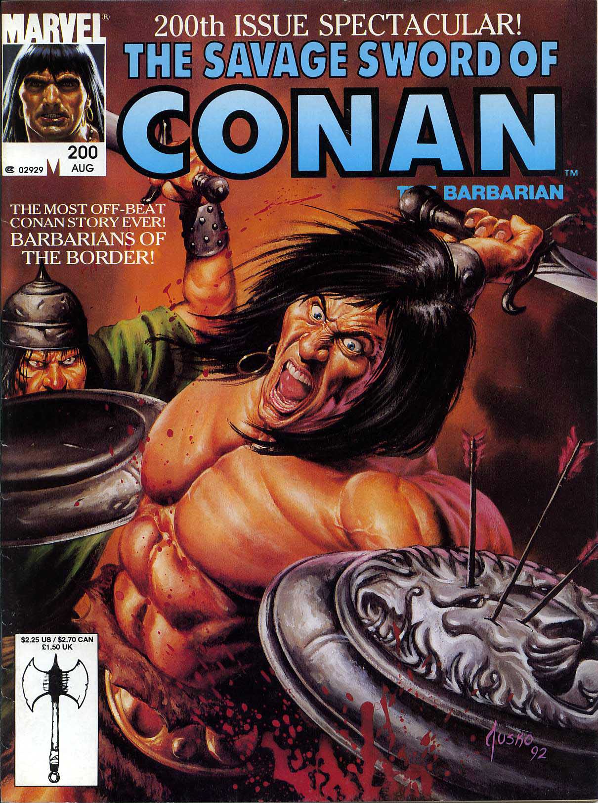 Read online The Savage Sword Of Conan comic -  Issue #200 - 1