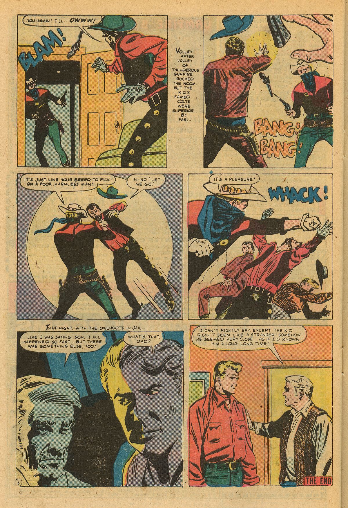 Read online The Outlaw Kid (1970) comic -  Issue #26 - 28