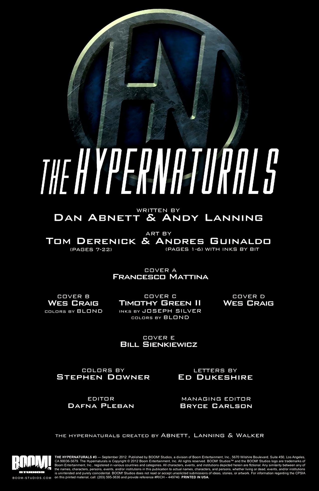 Read online The Hypernaturals comic -  Issue #3 - 6