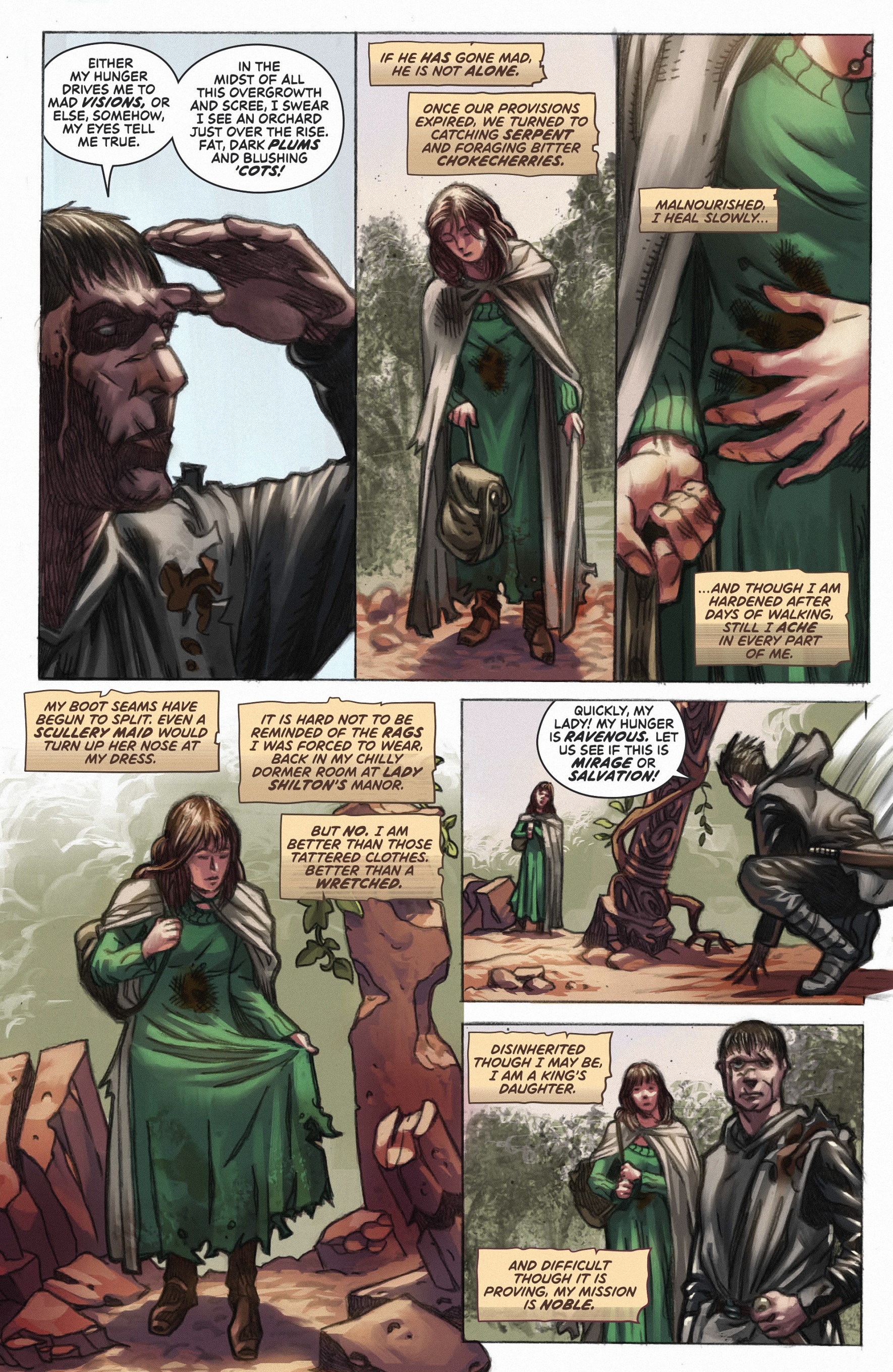 Read online Muirwood: The Lost Abbey comic -  Issue #4 - 5