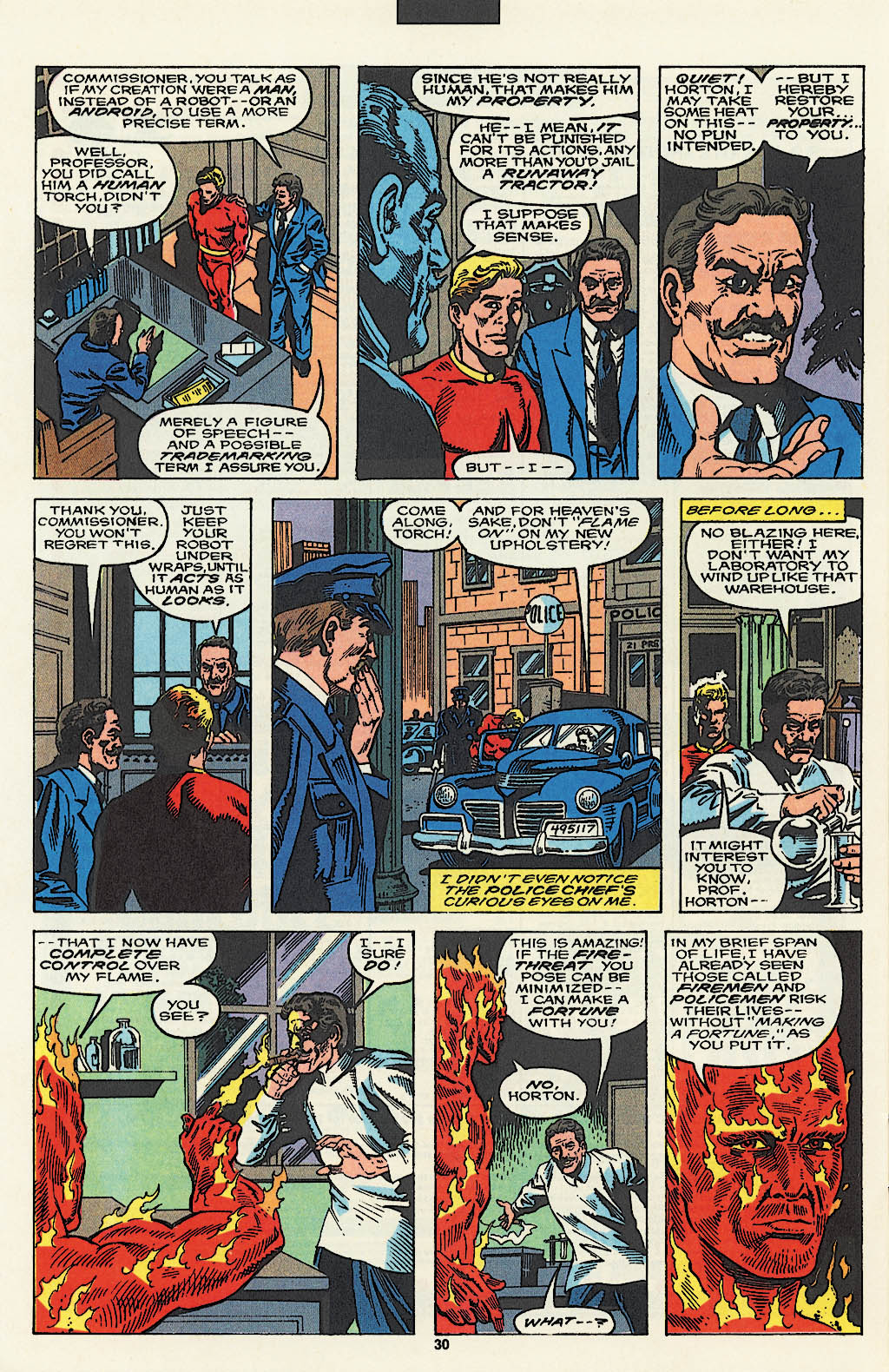 Read online The Saga of the Original Human Torch comic -  Issue #1 - 23