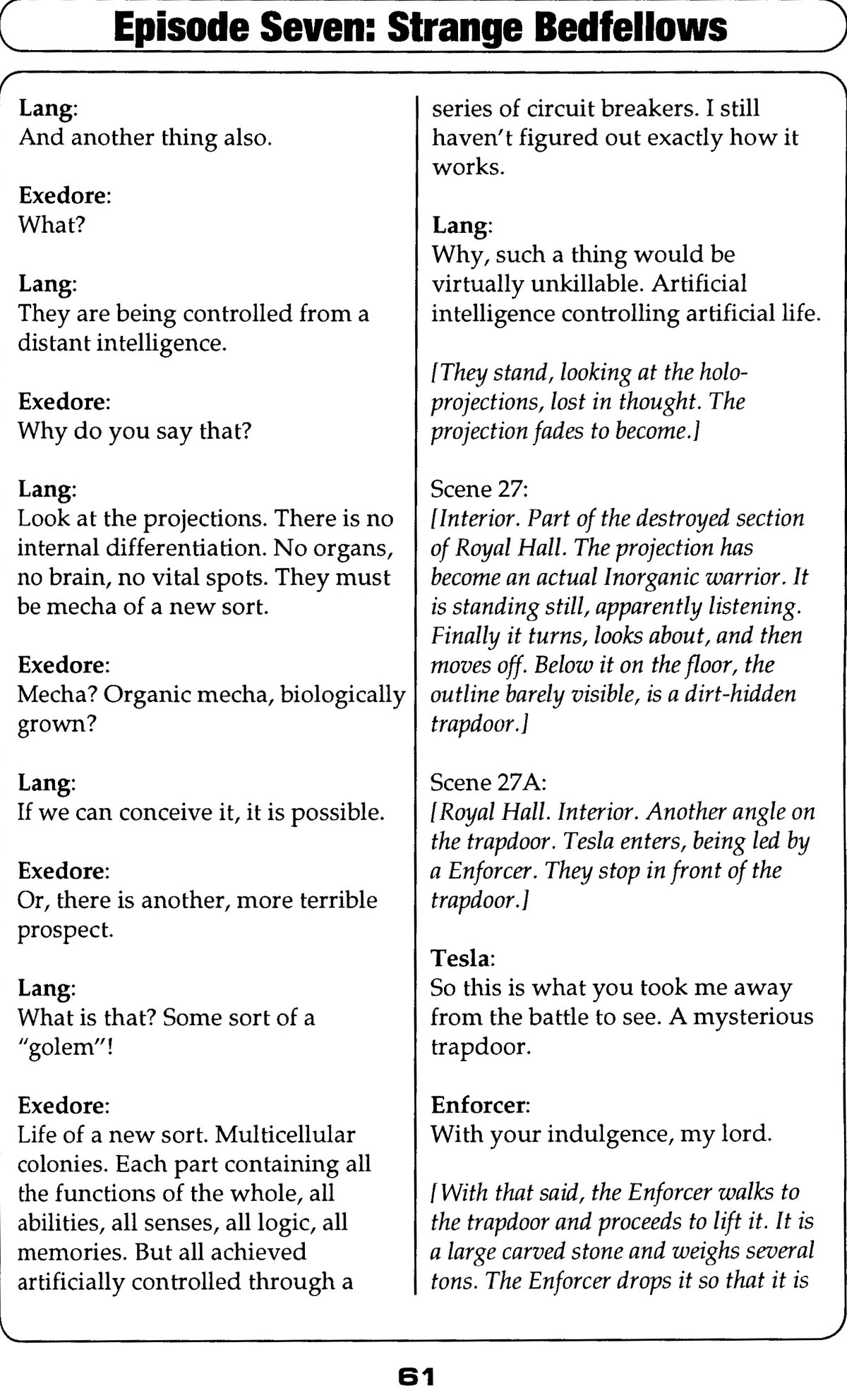 Read online Robotech II: The Sentinels comic -  Issue # _Script Book 2 - 59