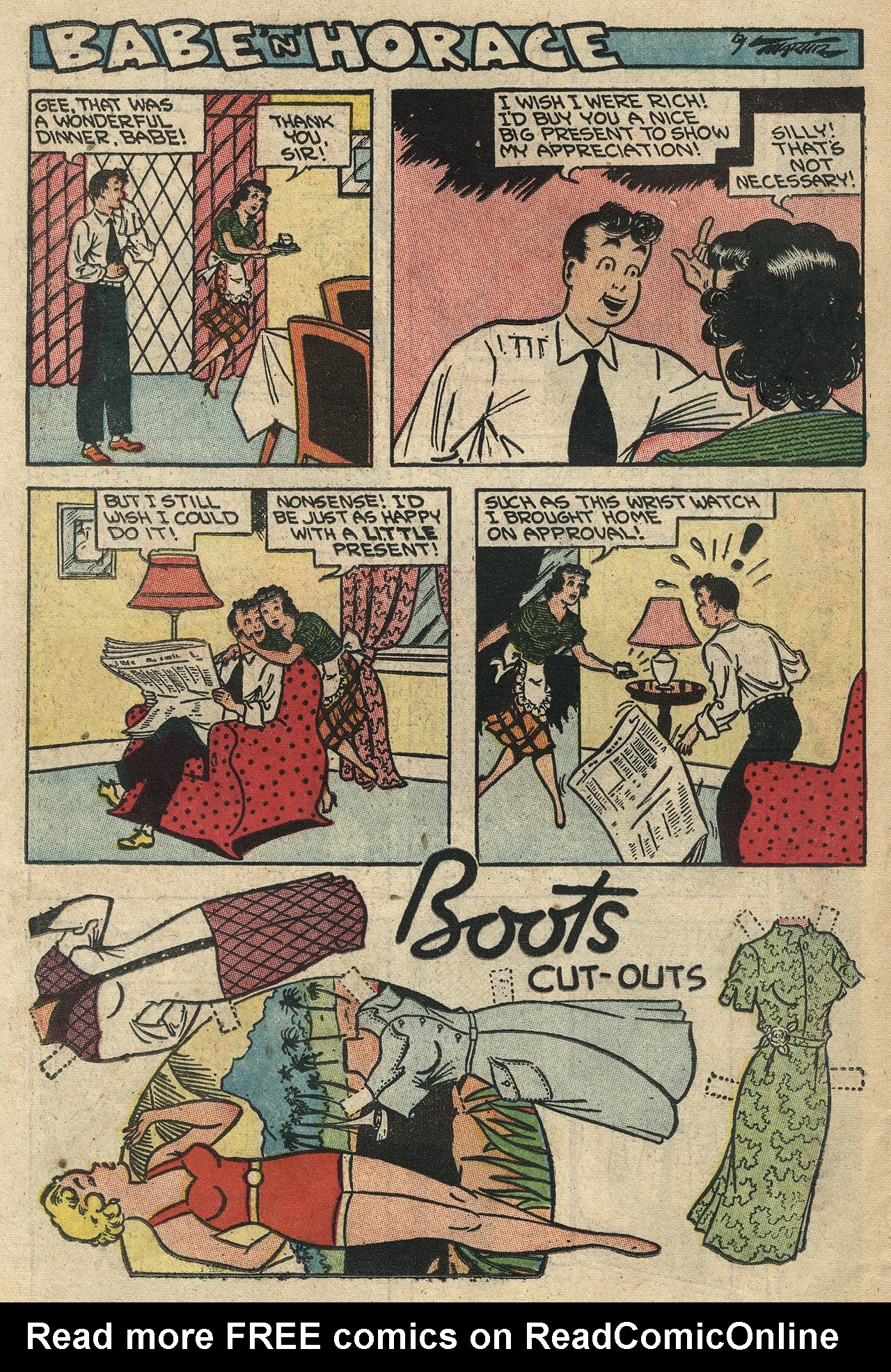 Read online Boots and Her Buddies (1955) comic -  Issue #3 - 26