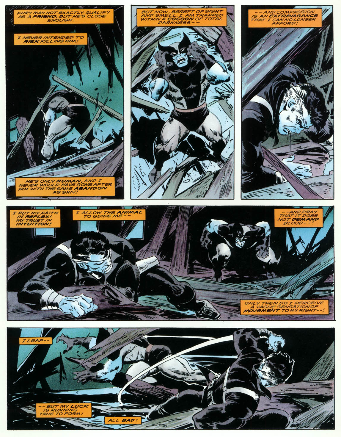 Read online Marvel Graphic Novel comic -  Issue #67 - Wolverine - Bloody Choices - 51