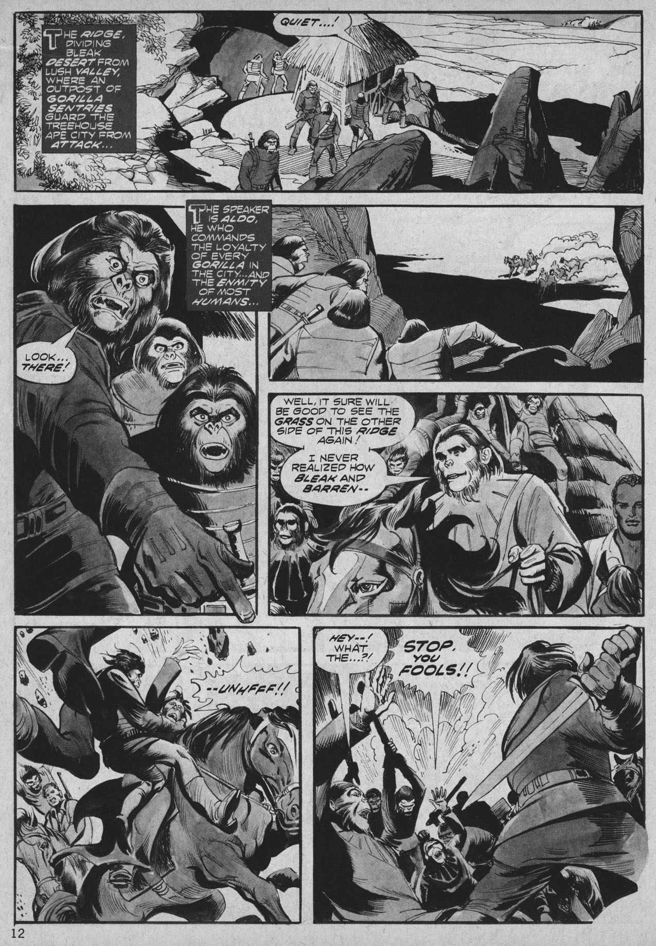 Read online Planet of the Apes comic -  Issue #25 - 12