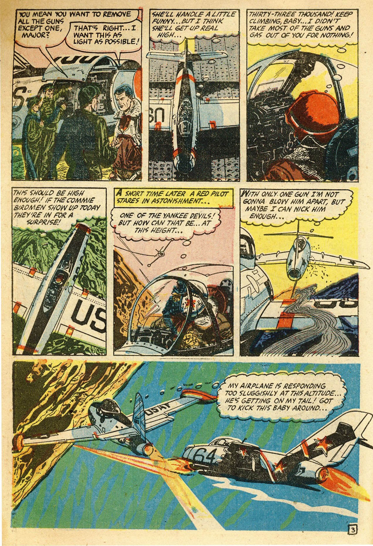 Read online War Birds (1952) comic -  Issue #2 - 6