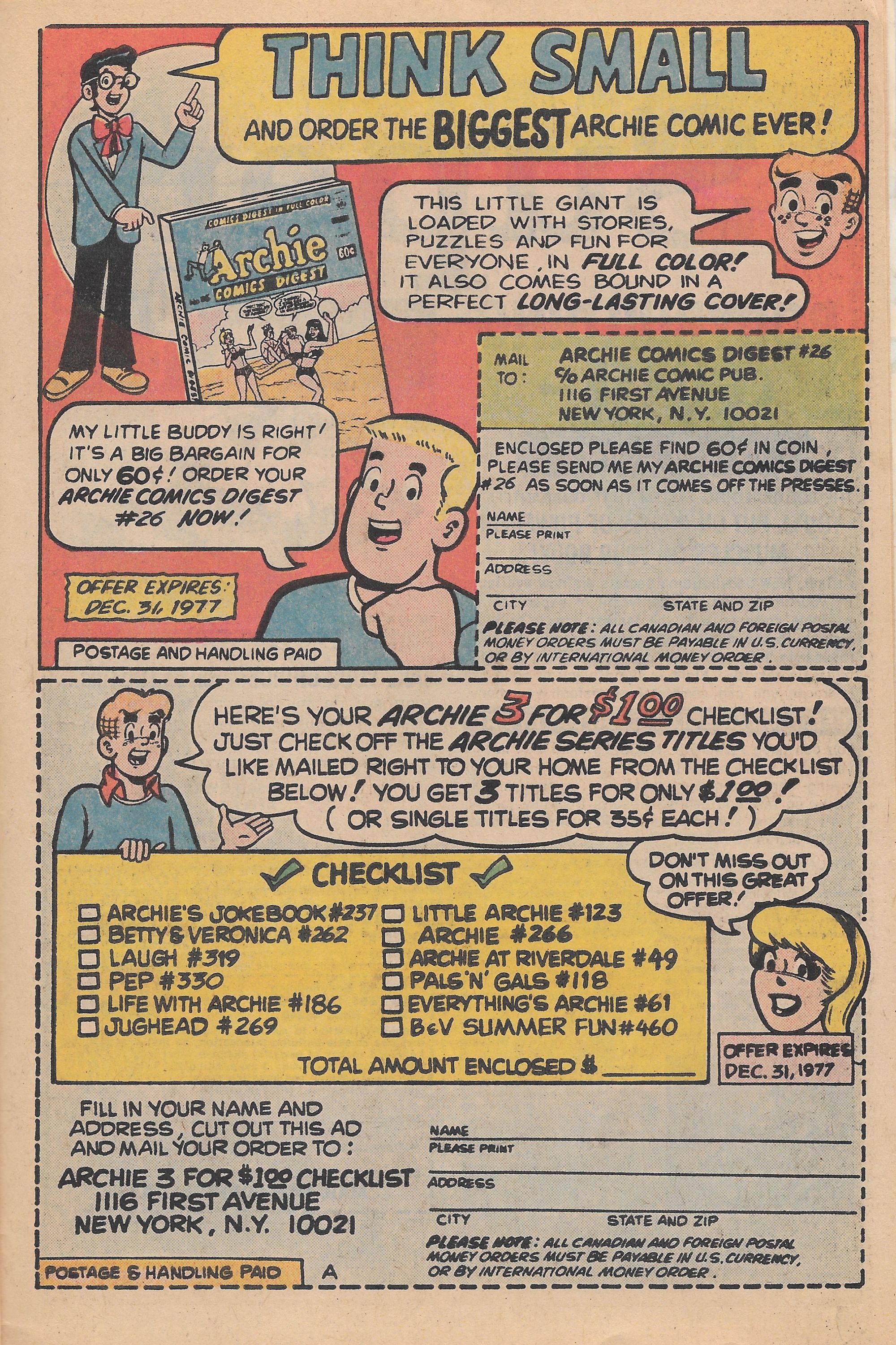 Read online Reggie and Me (1966) comic -  Issue #99 - 27