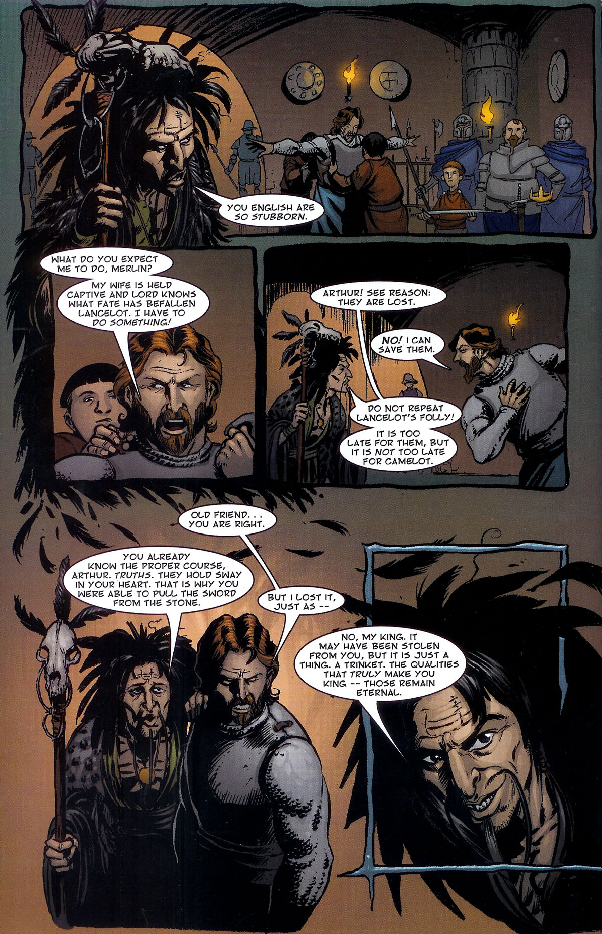 Read online Dracula vs King Arthur comic -  Issue #3 - 18