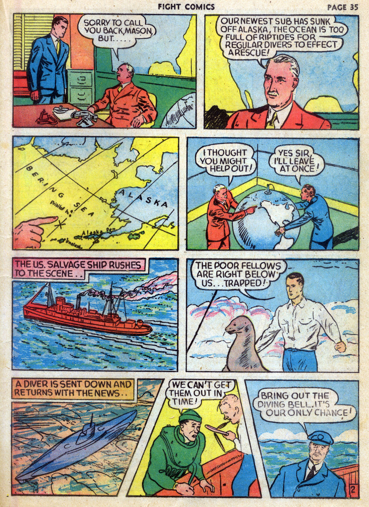 Read online Fight Comics comic -  Issue #9 - 37