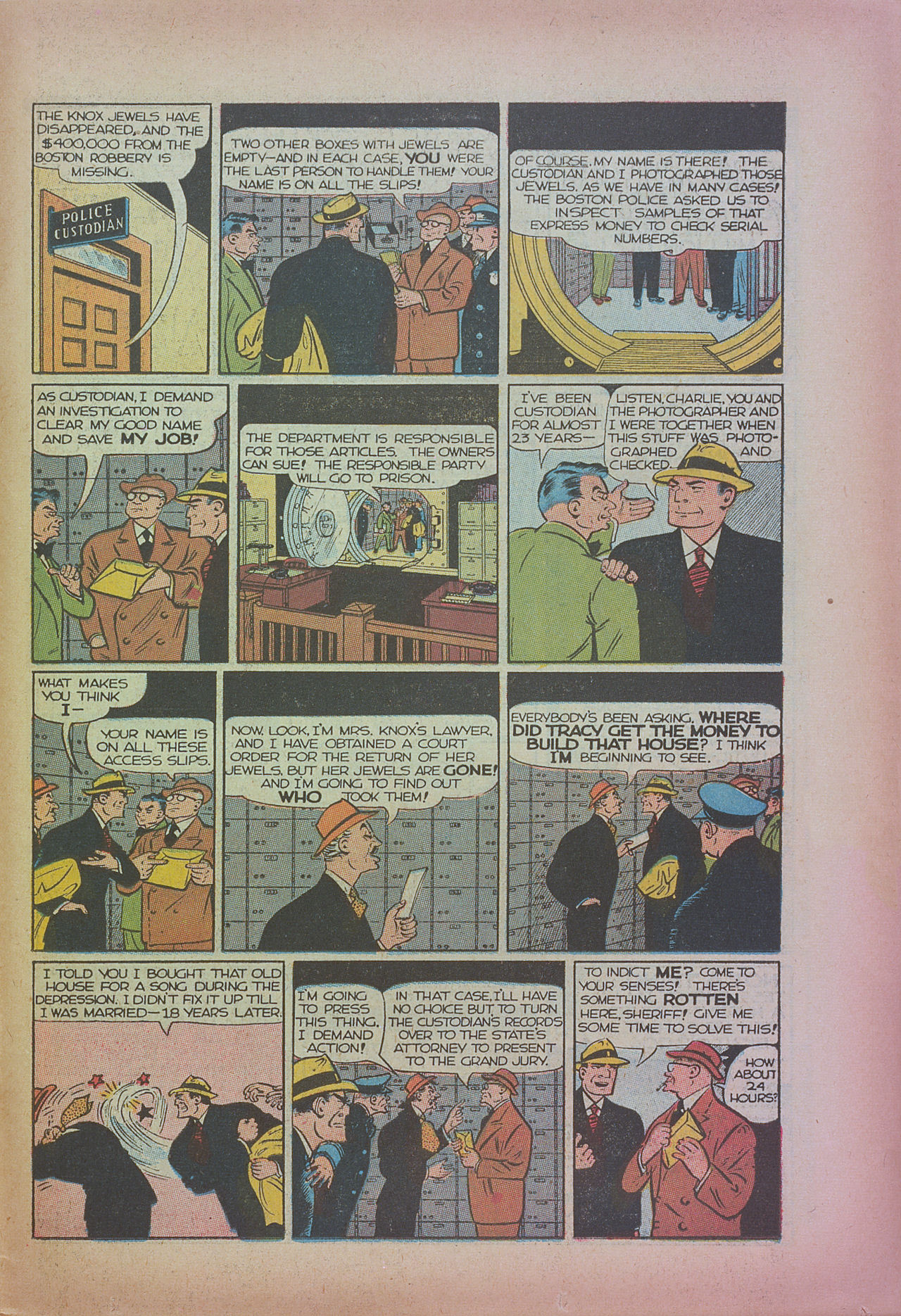 Read online Dick Tracy comic -  Issue #77 - 25