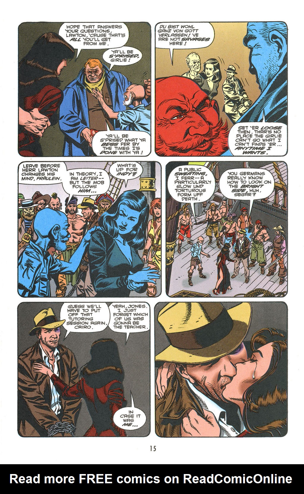 Read online Indiana Jones and the Sargasso Pirates comic -  Issue #3 - 17
