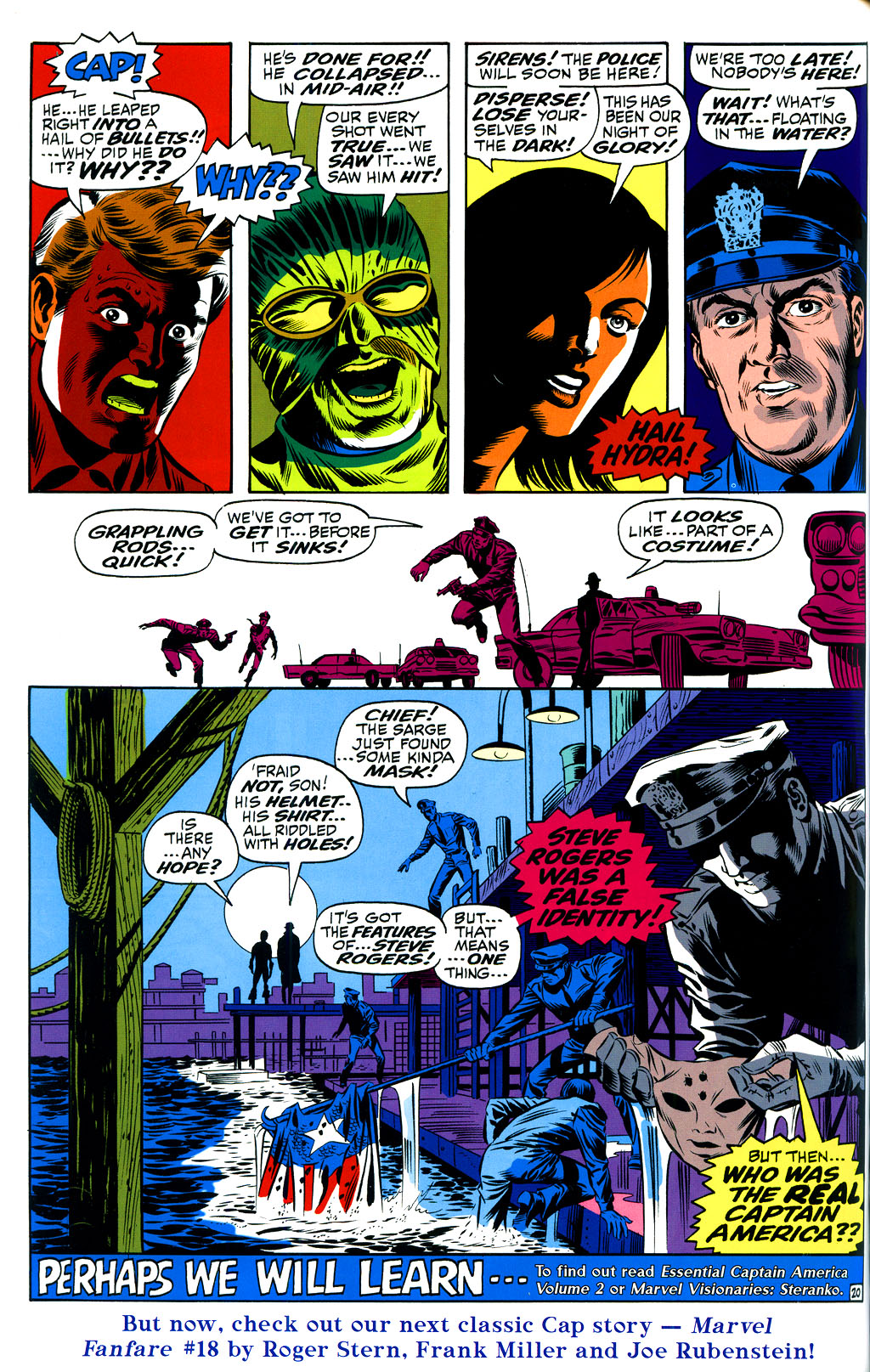 Read online Captain America: Red, White & Blue comic -  Issue # TPB - 131