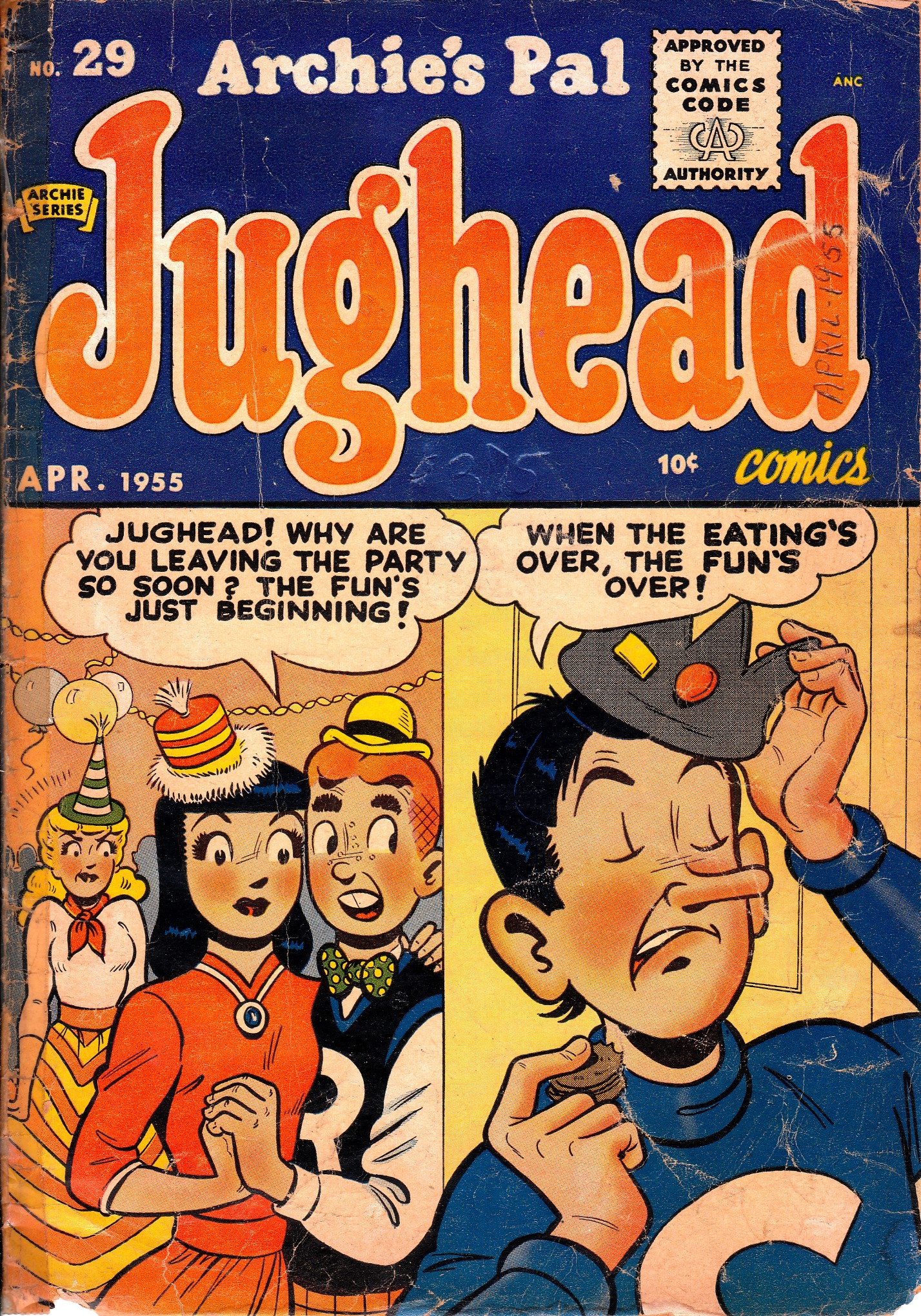 Read online Archie's Pal Jughead comic -  Issue #29 - 1