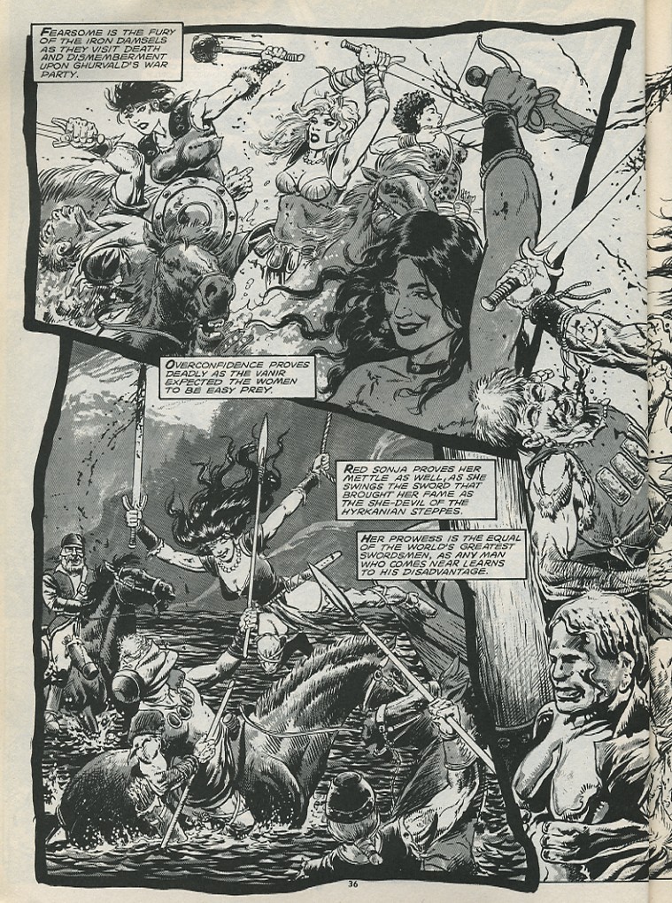 Read online The Savage Sword Of Conan comic -  Issue #179 - 38