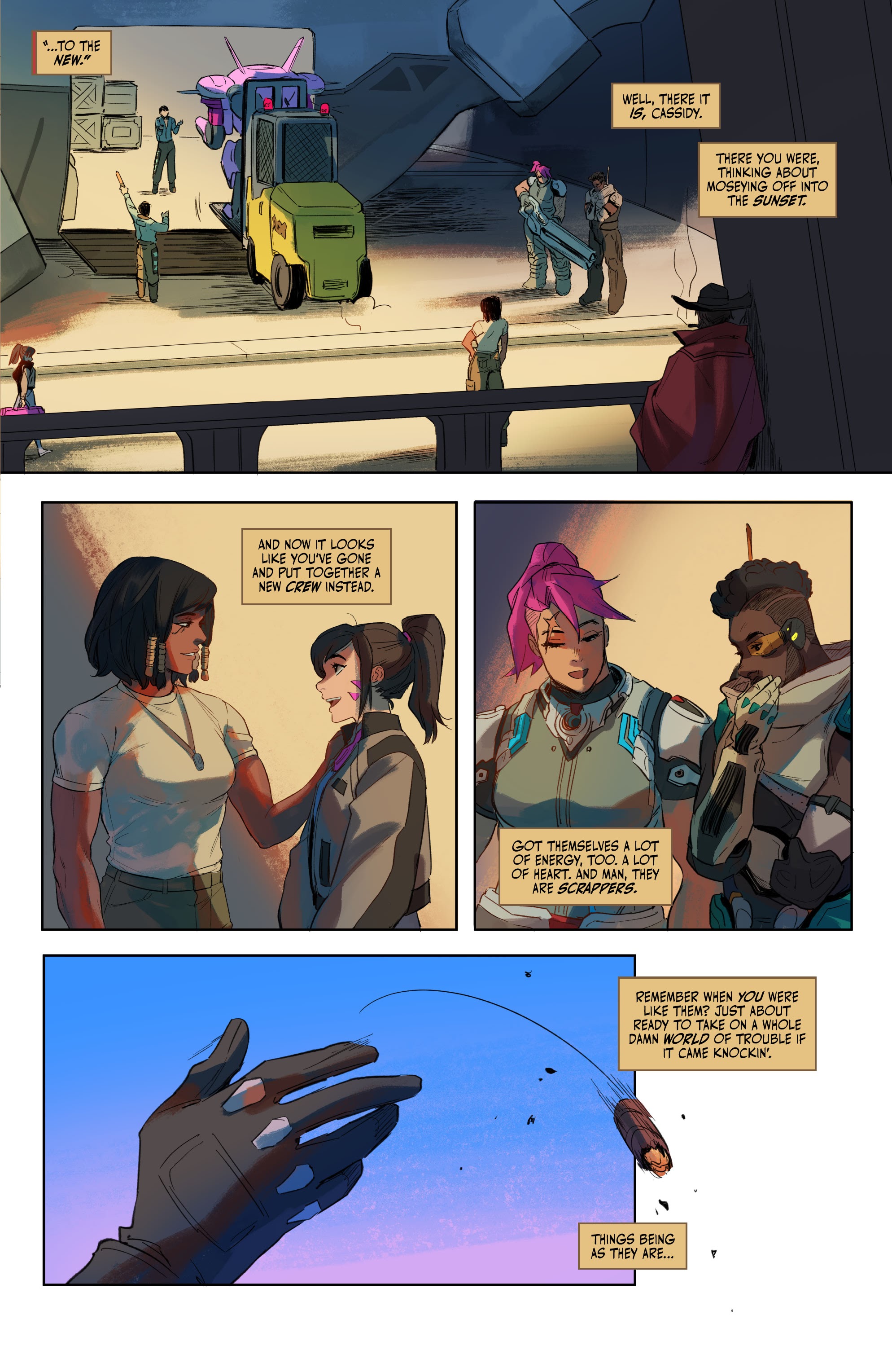 Read online Overwatch: New Blood comic -  Issue #5 - 21