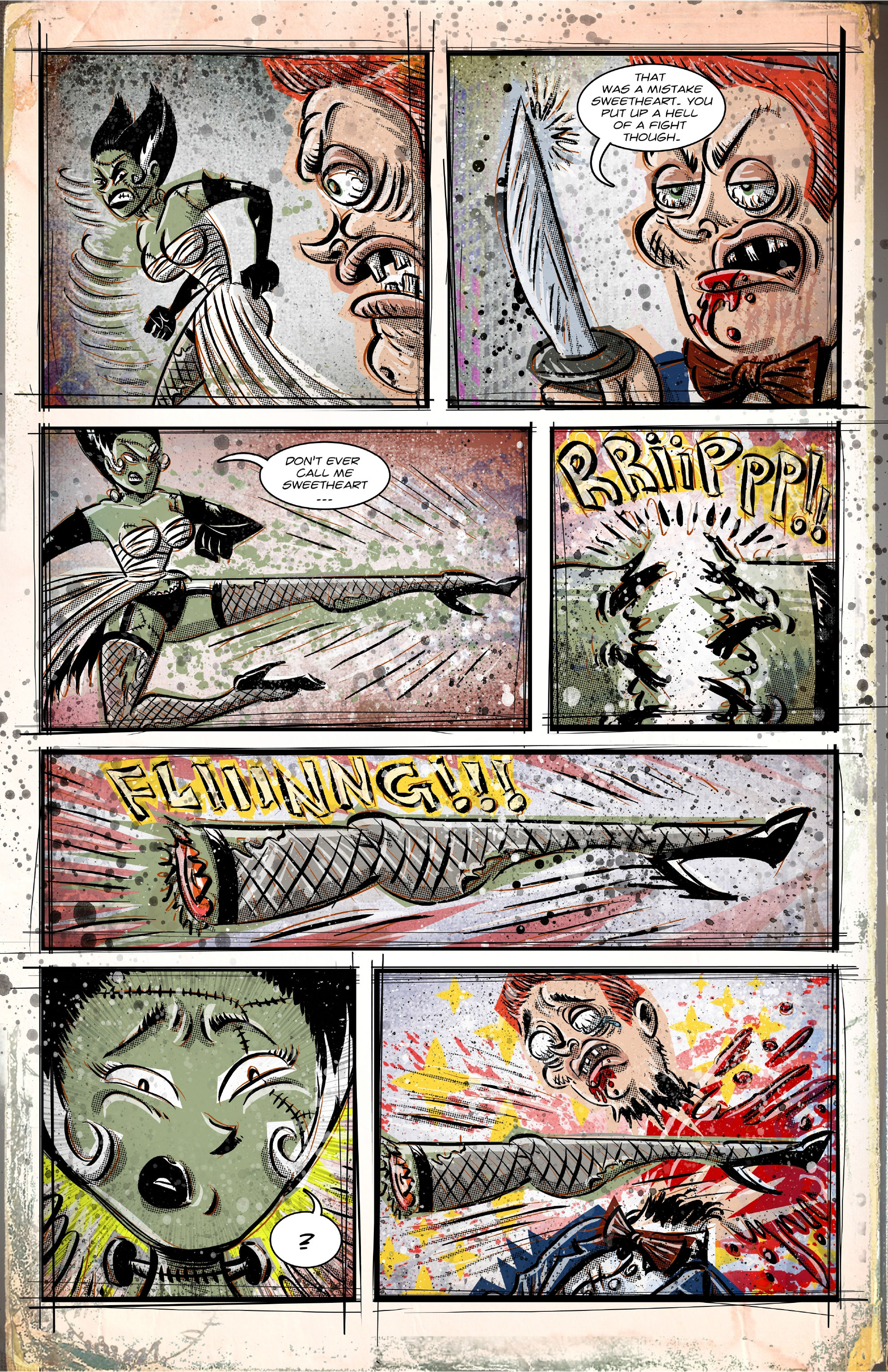 Read online Frankenbabe comic -  Issue #1 - 8