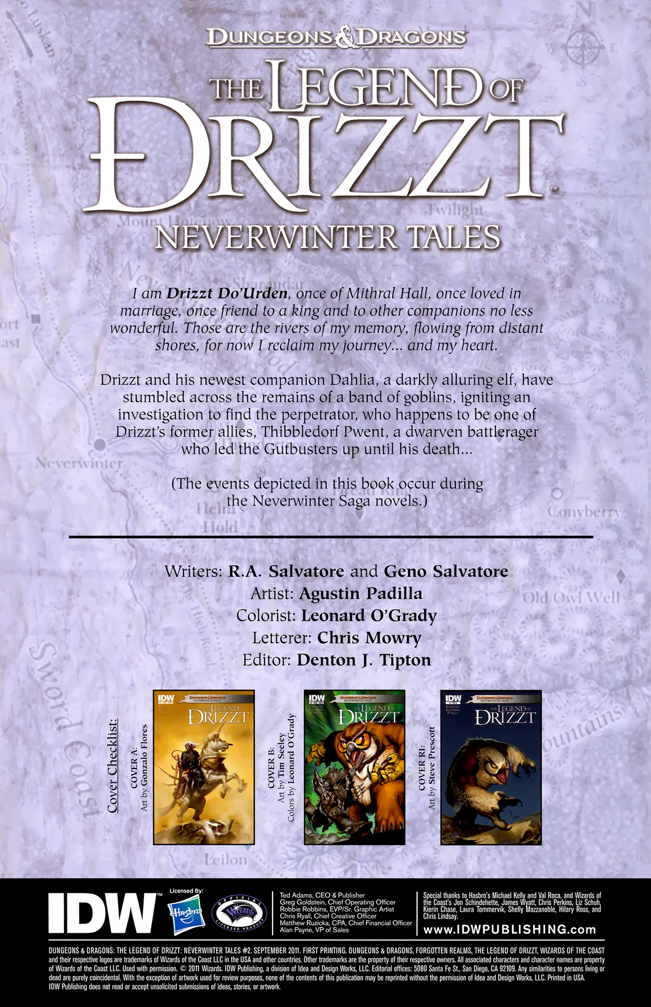 Read online Dungeons & Dragons: The Legend of Drizzt: Neverwinter Tales comic -  Issue #2 - 3