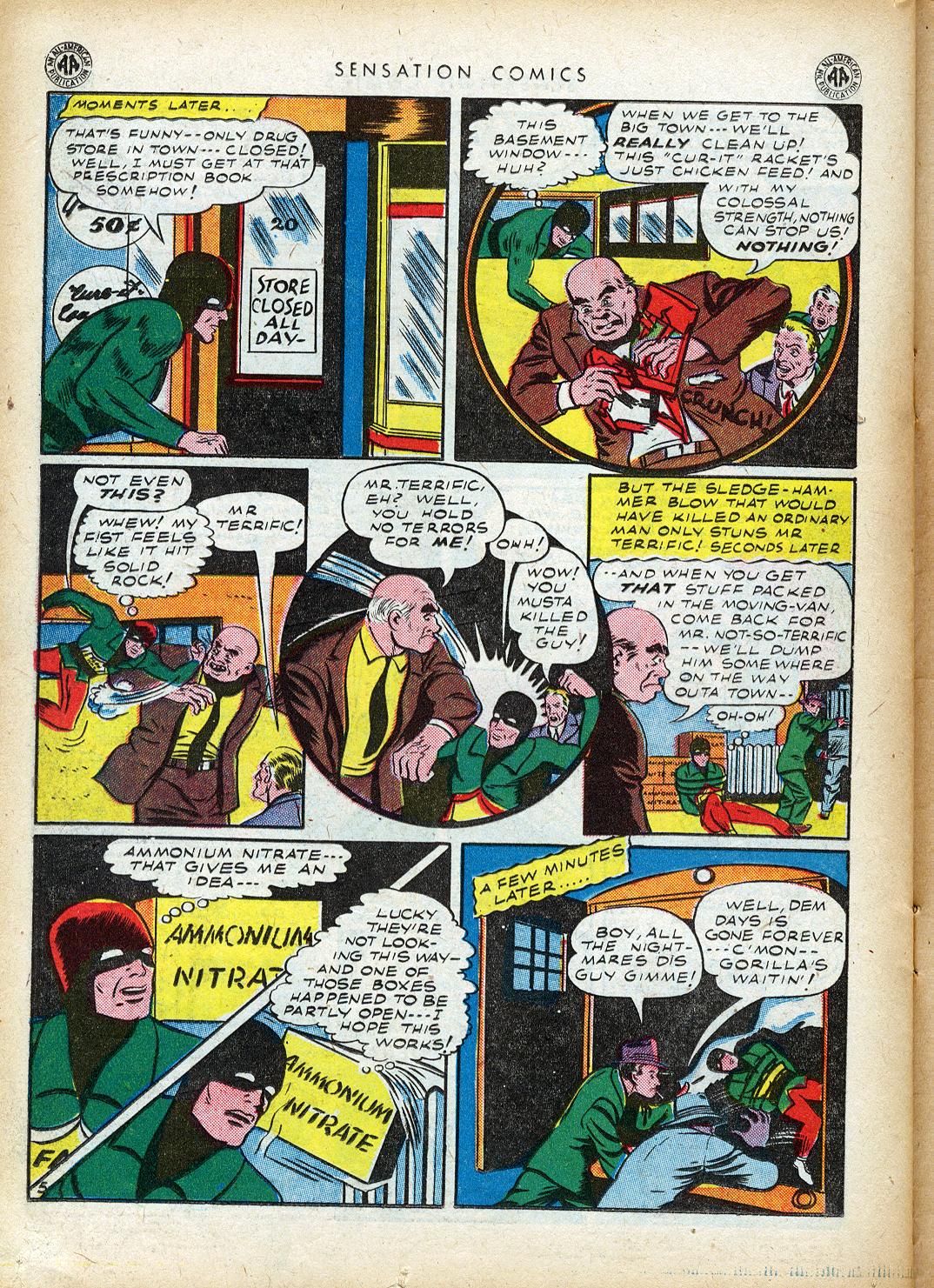 Read online Sensation (Mystery) Comics comic -  Issue #40 - 36