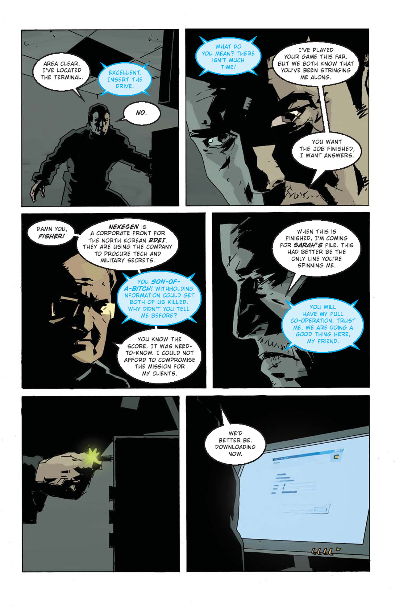 Read online Splinter Cell: Digging In The Ashes comic -  Issue # Full - 17