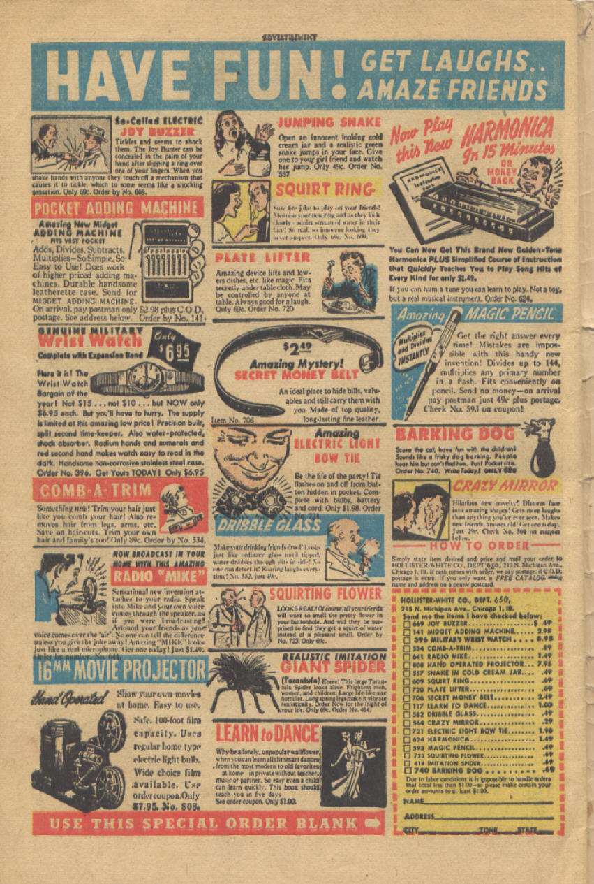 Read online Shadow Comics comic -  Issue #95 - 50