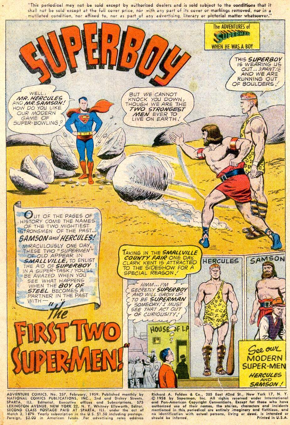 Read online Adventure Comics (1938) comic -  Issue #257 - 3