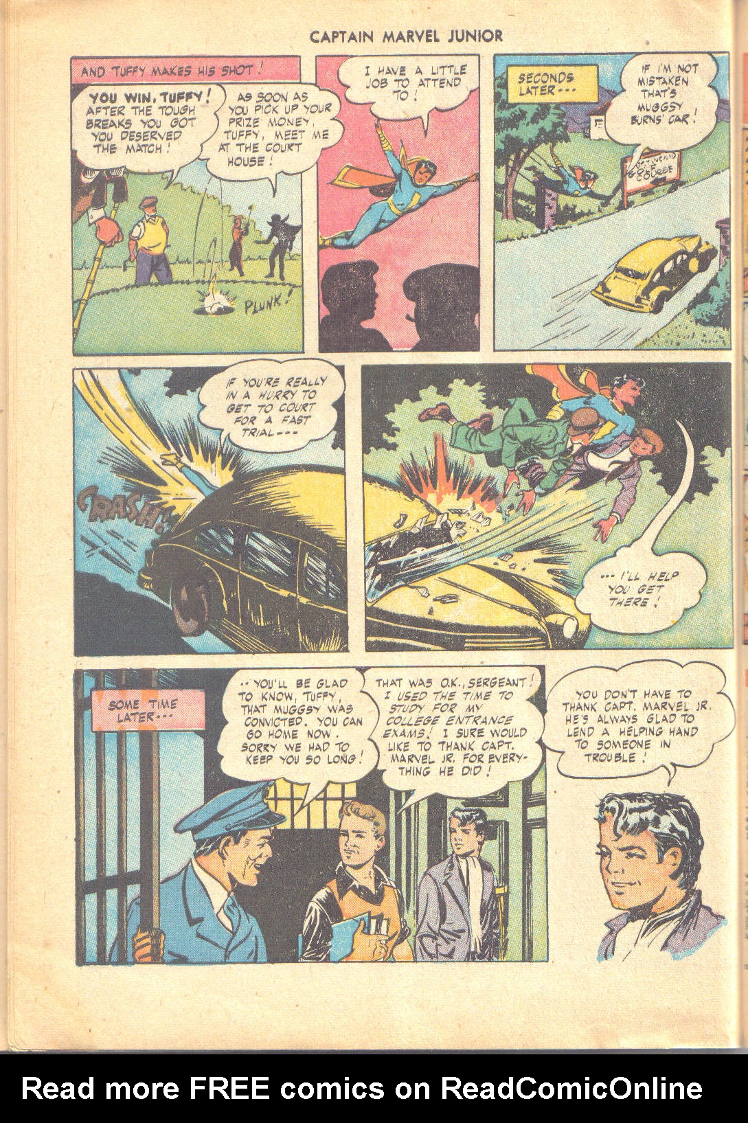 Read online Captain Marvel, Jr. comic -  Issue #48 - 48