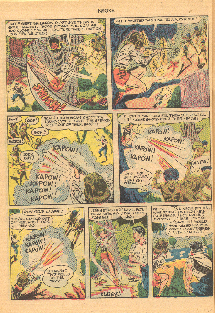 Read online Nyoka the Jungle Girl (1945) comic -  Issue #43 - 46