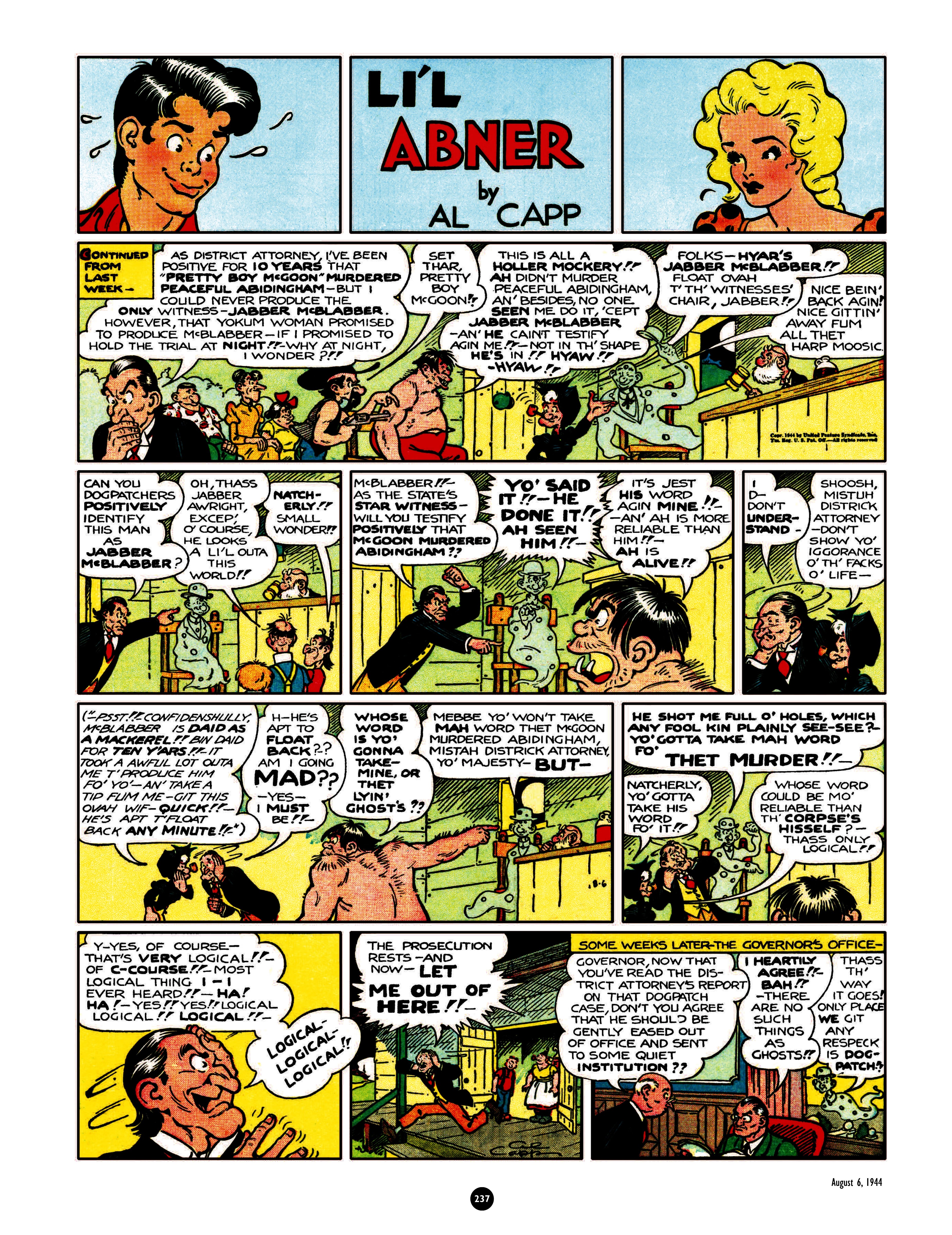 Read online Al Capp's Li'l Abner Complete Daily & Color Sunday Comics comic -  Issue # TPB 5 (Part 3) - 39