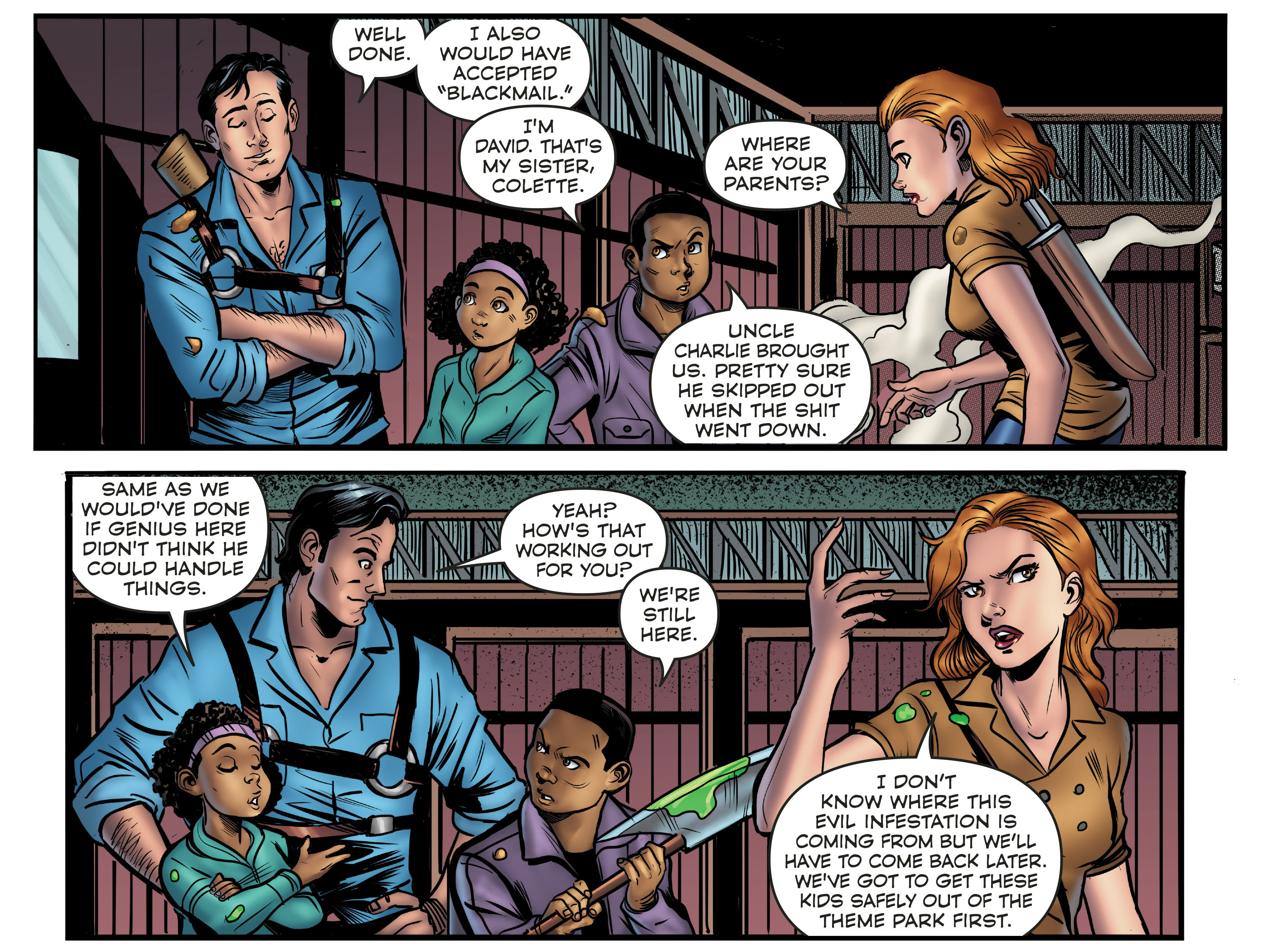 Read online Evil Dead 2: A Merry Deadite X-Mas comic -  Issue #2 - 5