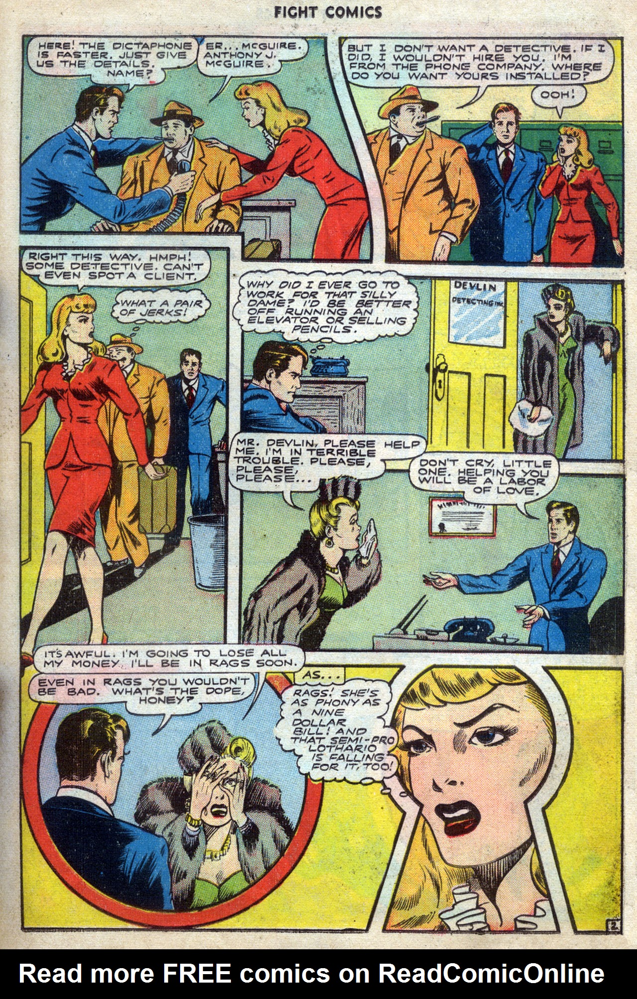 Read online Fight Comics comic -  Issue #45 - 29