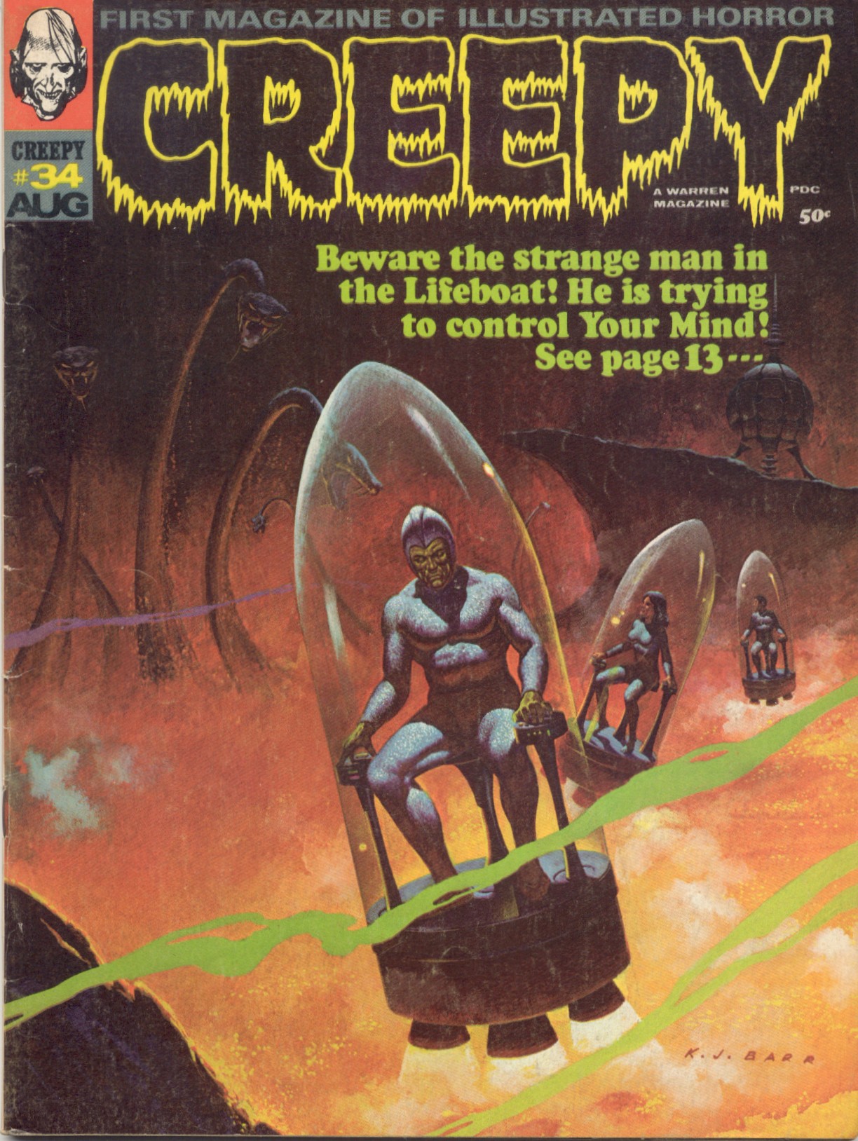 Read online Creepy (1964) comic -  Issue #34 - 1