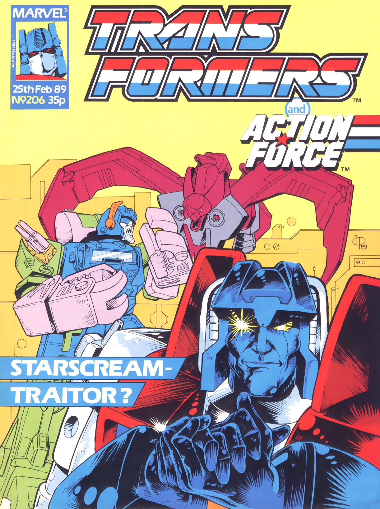 Read online The Transformers (UK) comic -  Issue #206 - 1