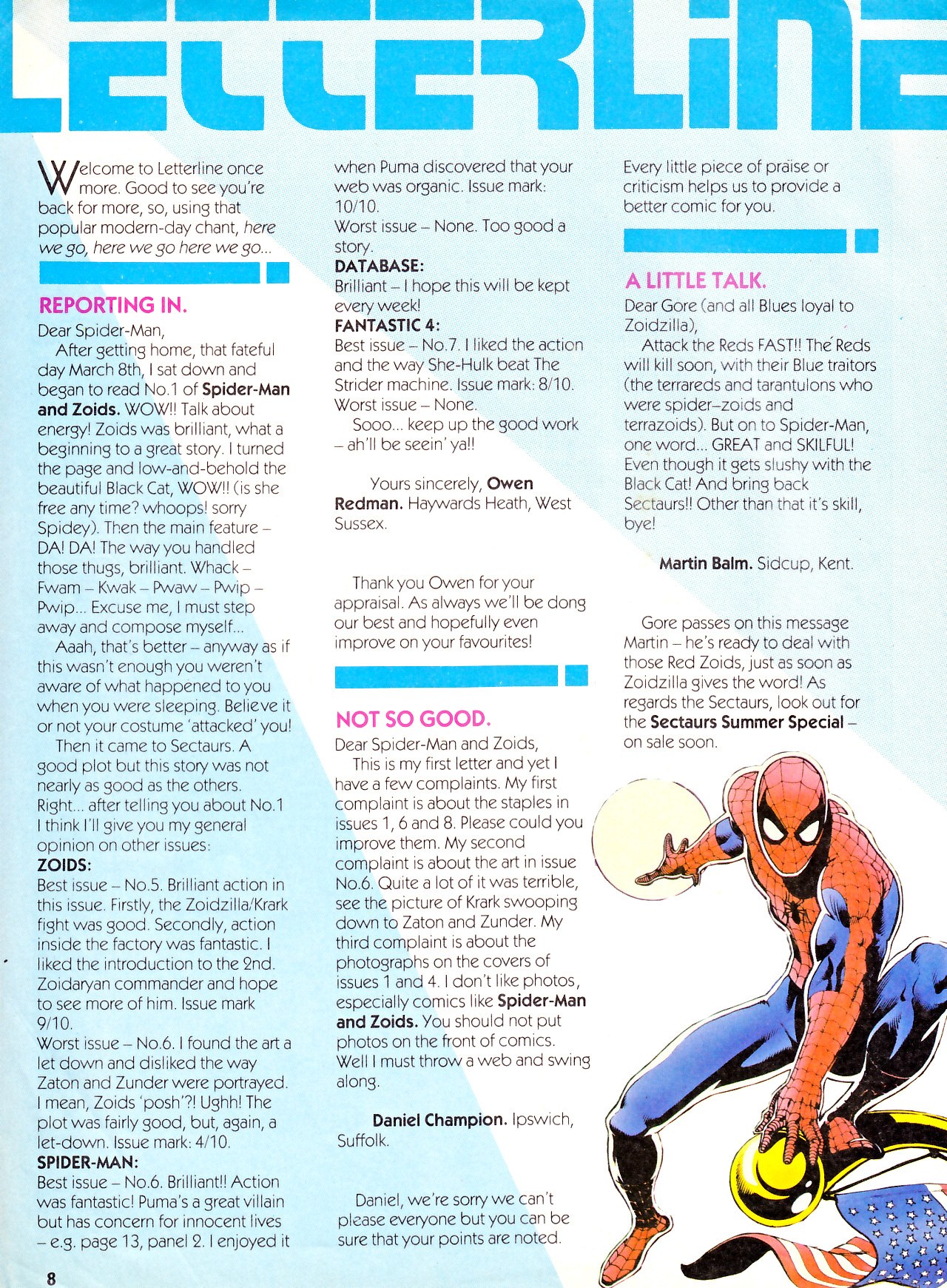Read online Spider-Man and Zoids comic -  Issue #16 - 8