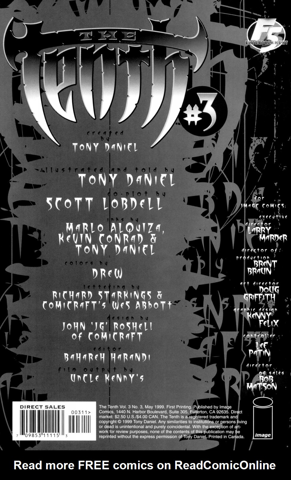 Read online The Tenth: The Black Embrace comic -  Issue #3 - 2