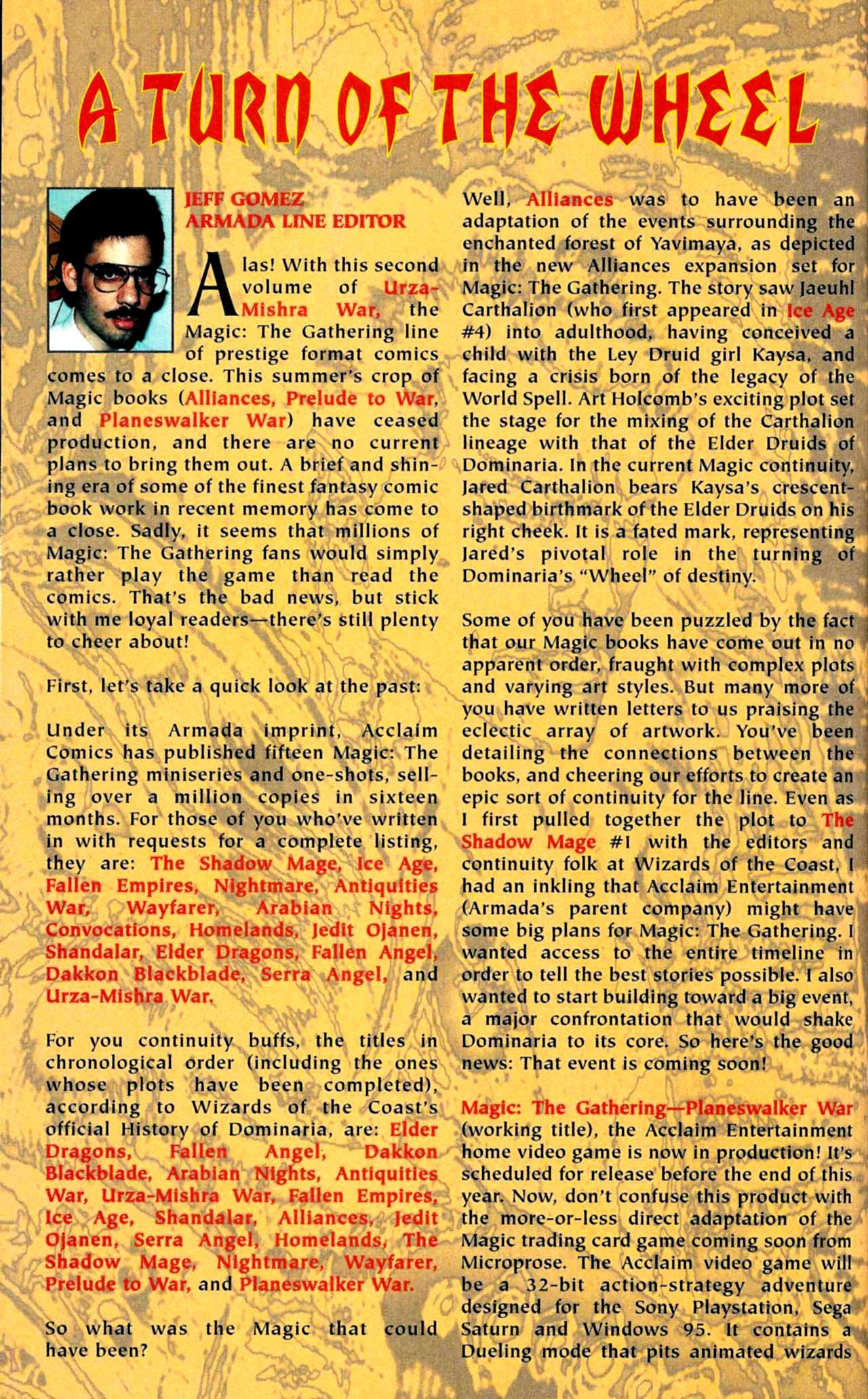 Read online Urza-Mishra War on the World of Magic: The Gathering comic -  Issue #2 - 46