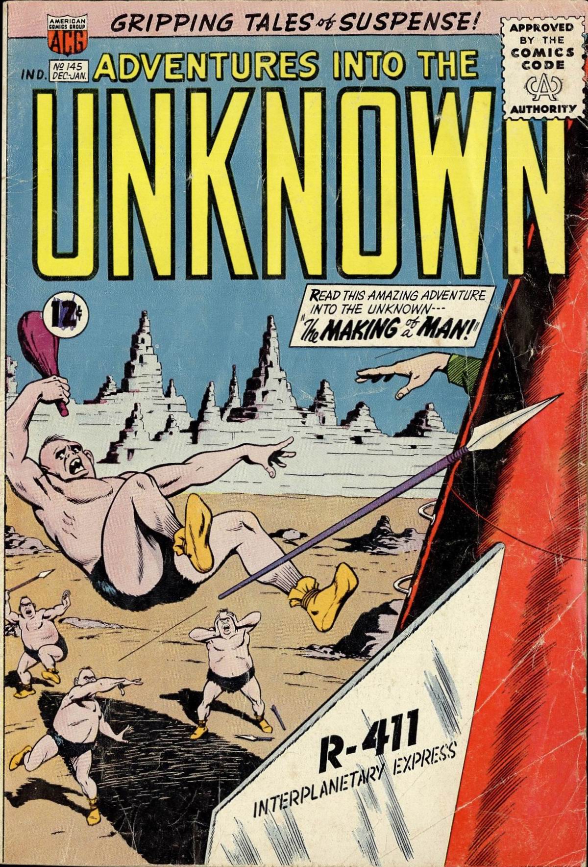 Read online Adventures Into The Unknown comic -  Issue #145 - 1